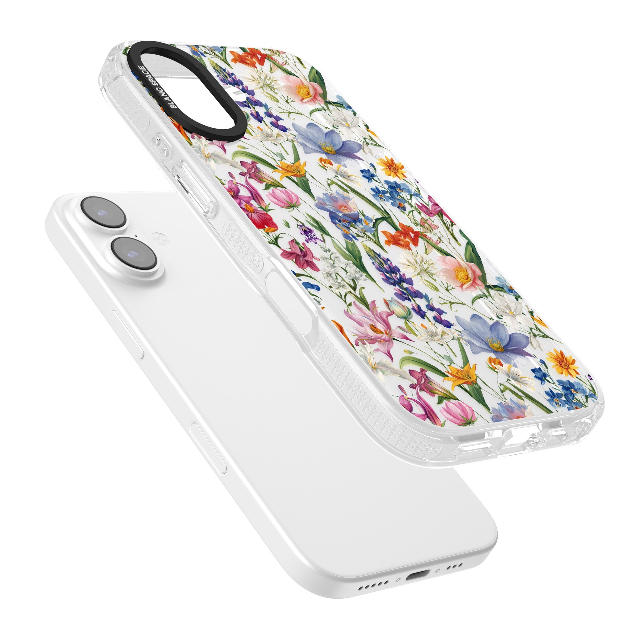 Vintage Wildflowers iPhone 17 Impact Air Clear Phone Case Colours