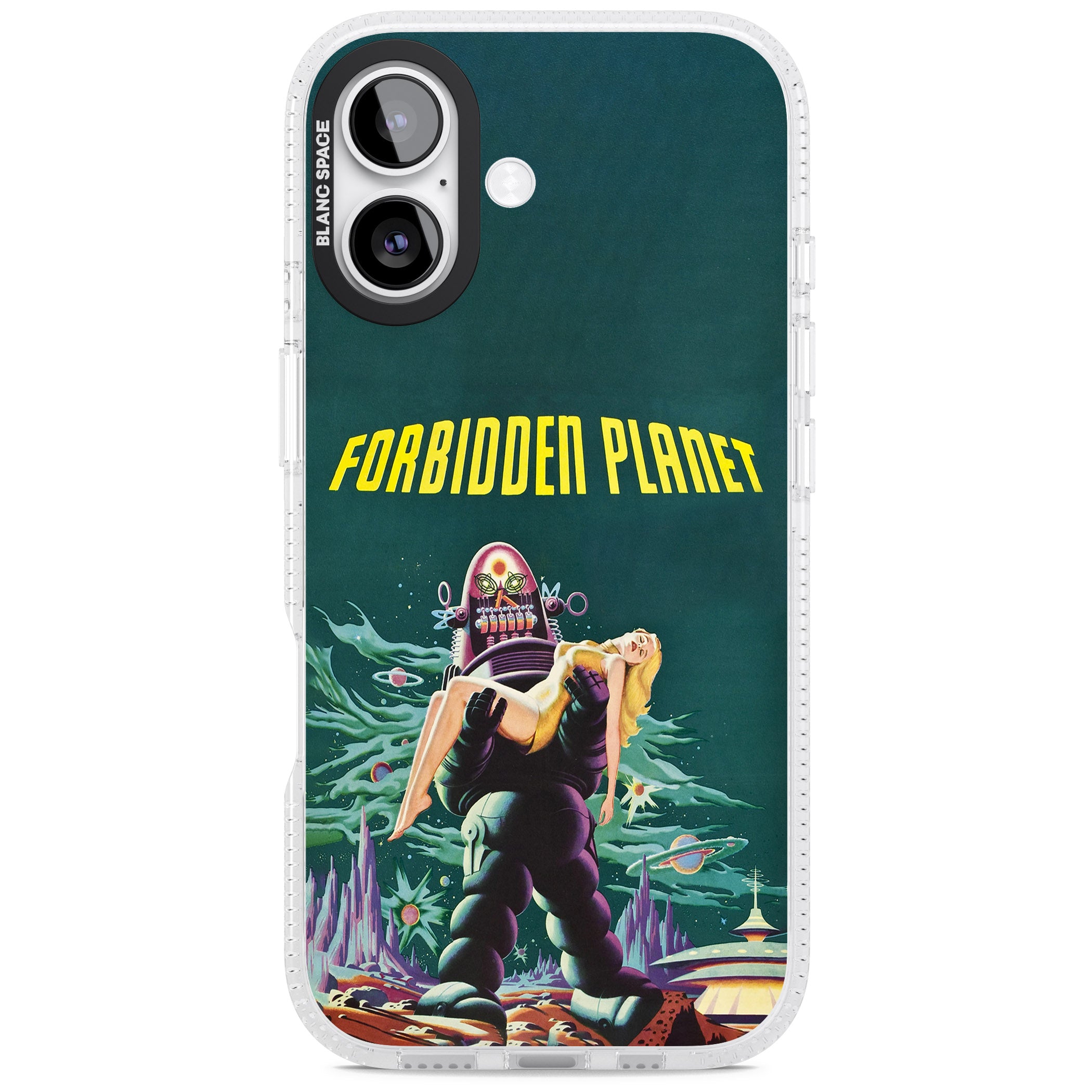 Forbidden Planet Poster iPhone 17 Impact Air Clear Phone Case