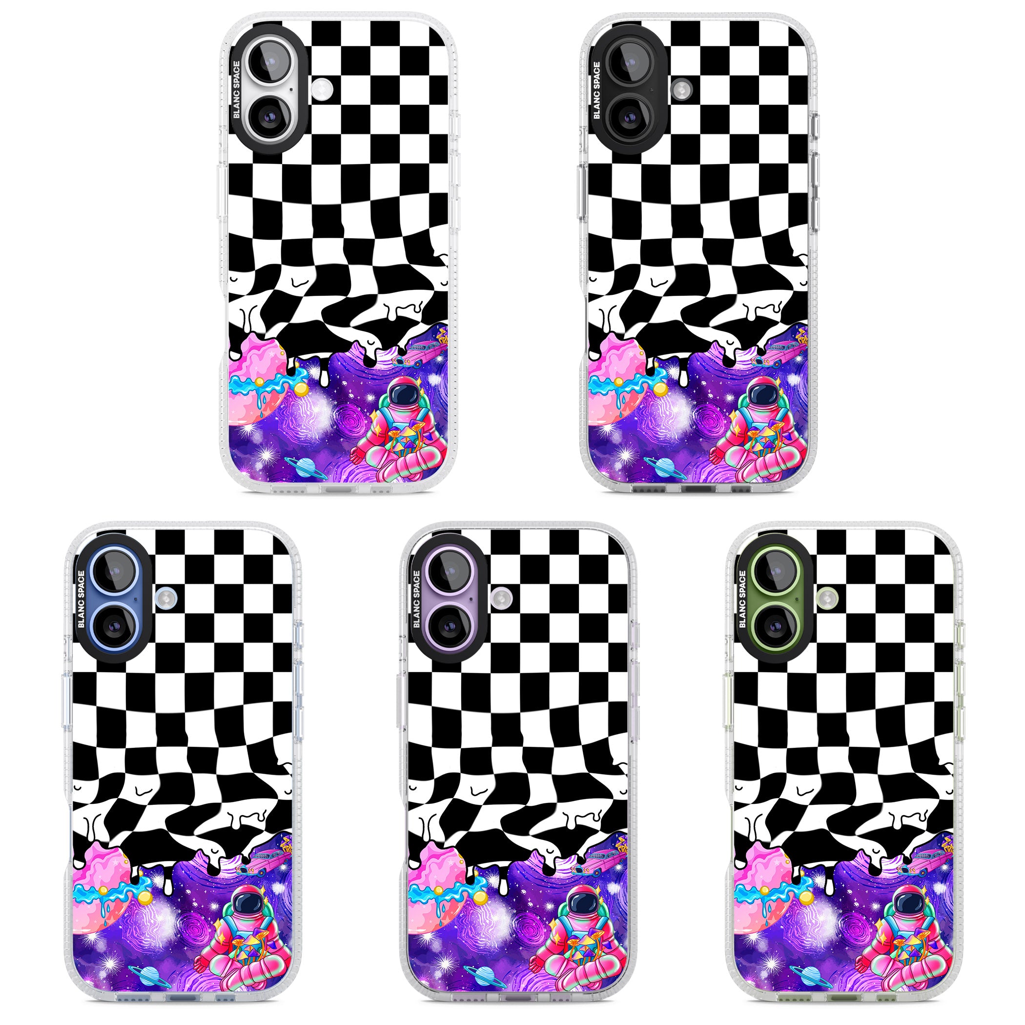 Washed Out iPhone 17 Impact Air Clear Phone Case APT Impact Protection