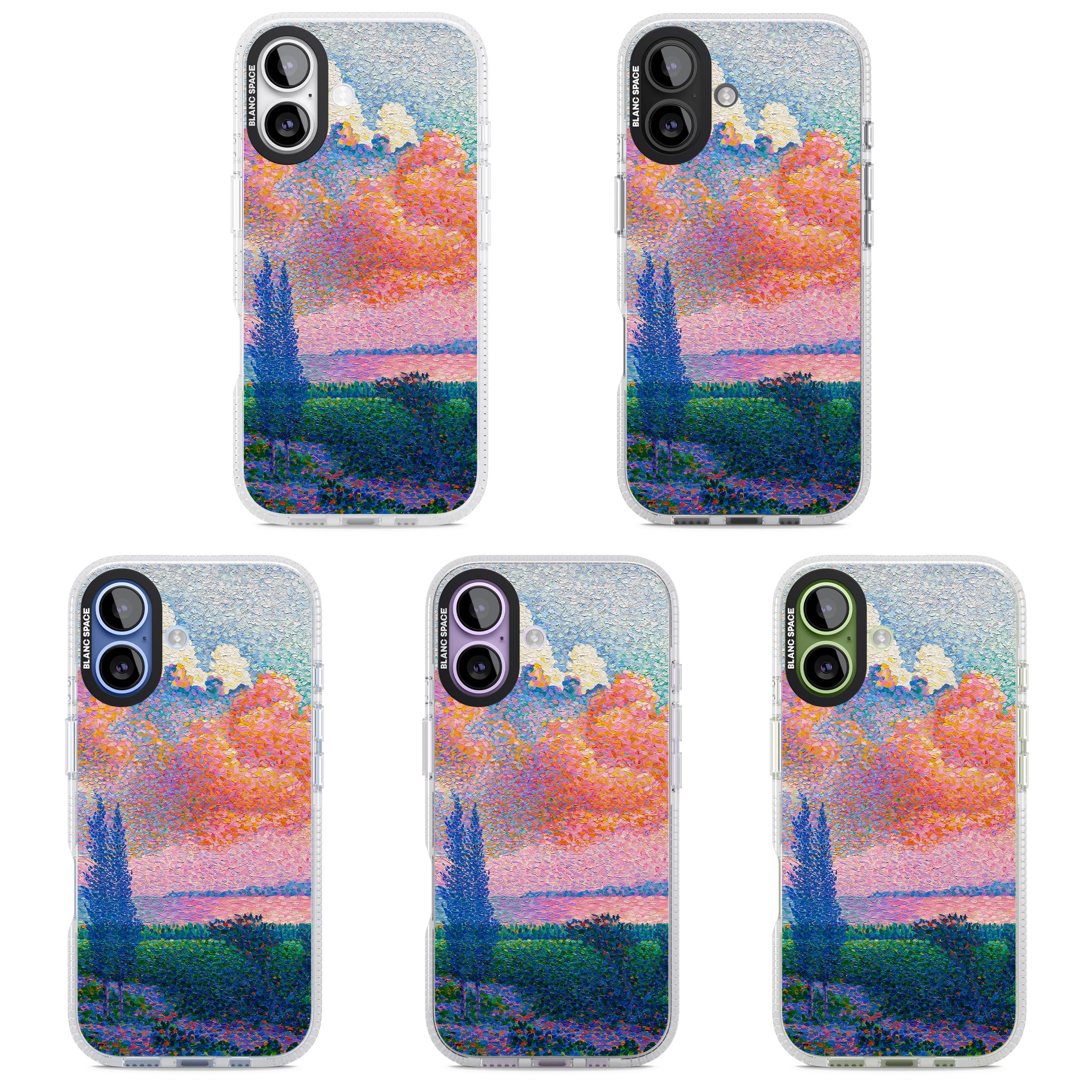 The Pink Cloud iPhone 17 Impact Air Clear Phone Case APT Impact Protection