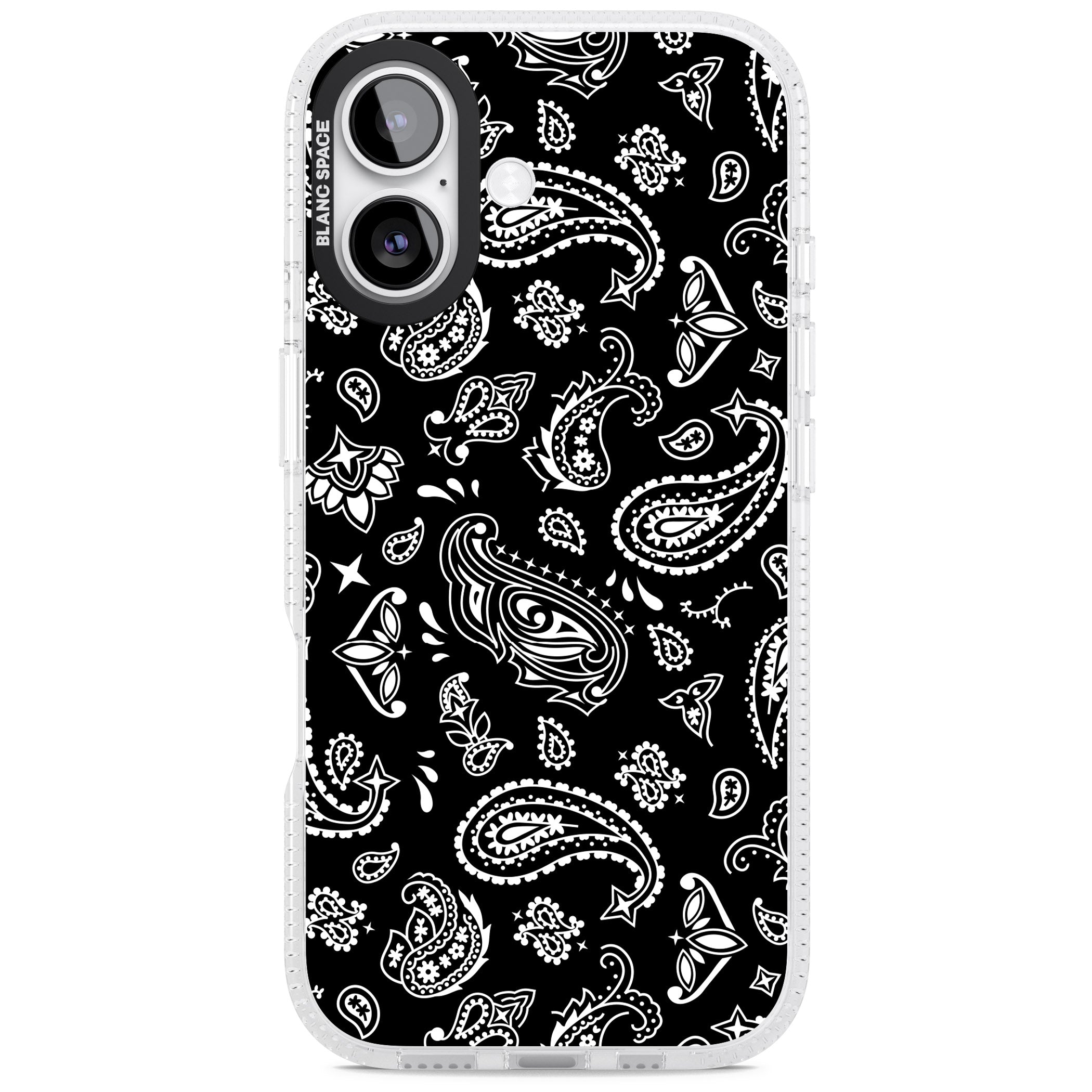 Black Bandana iPhone 17 Impact Air Clear Phone Case
