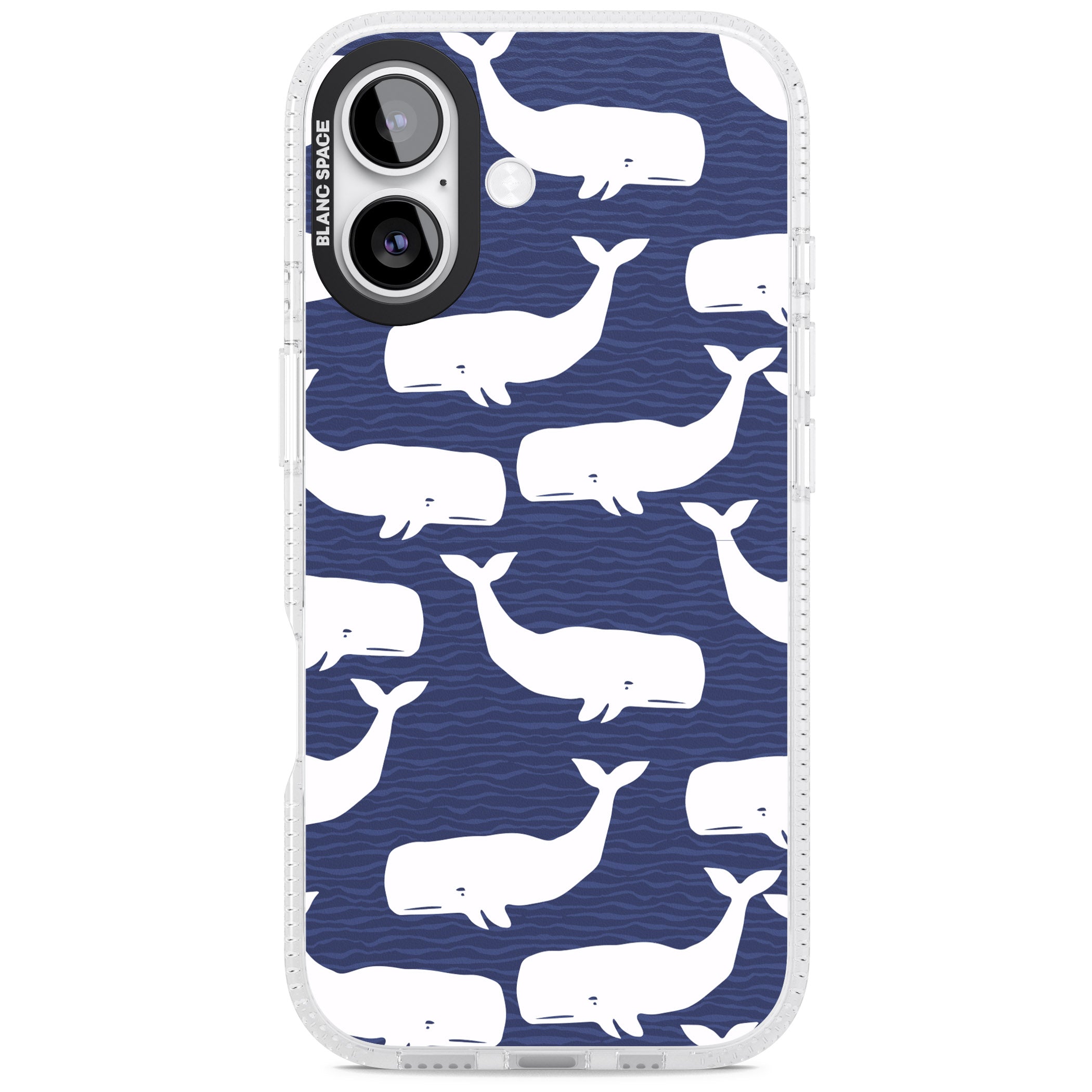 Whale Dreams iPhone 17 Impact Air Clear Phone Case