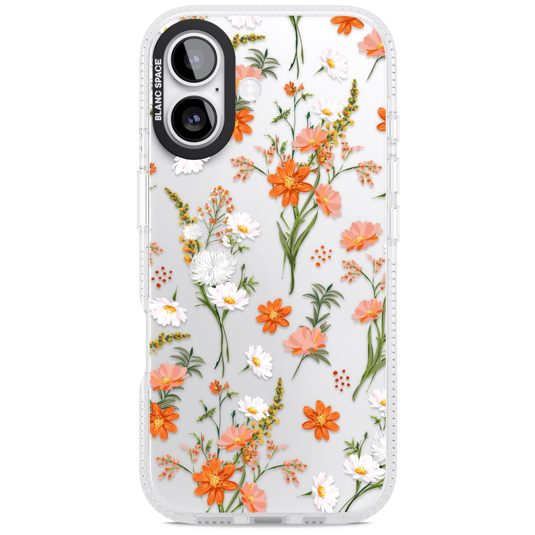 Sunset Wildflowers iPhone 17 Impact Air Clear Phone Case