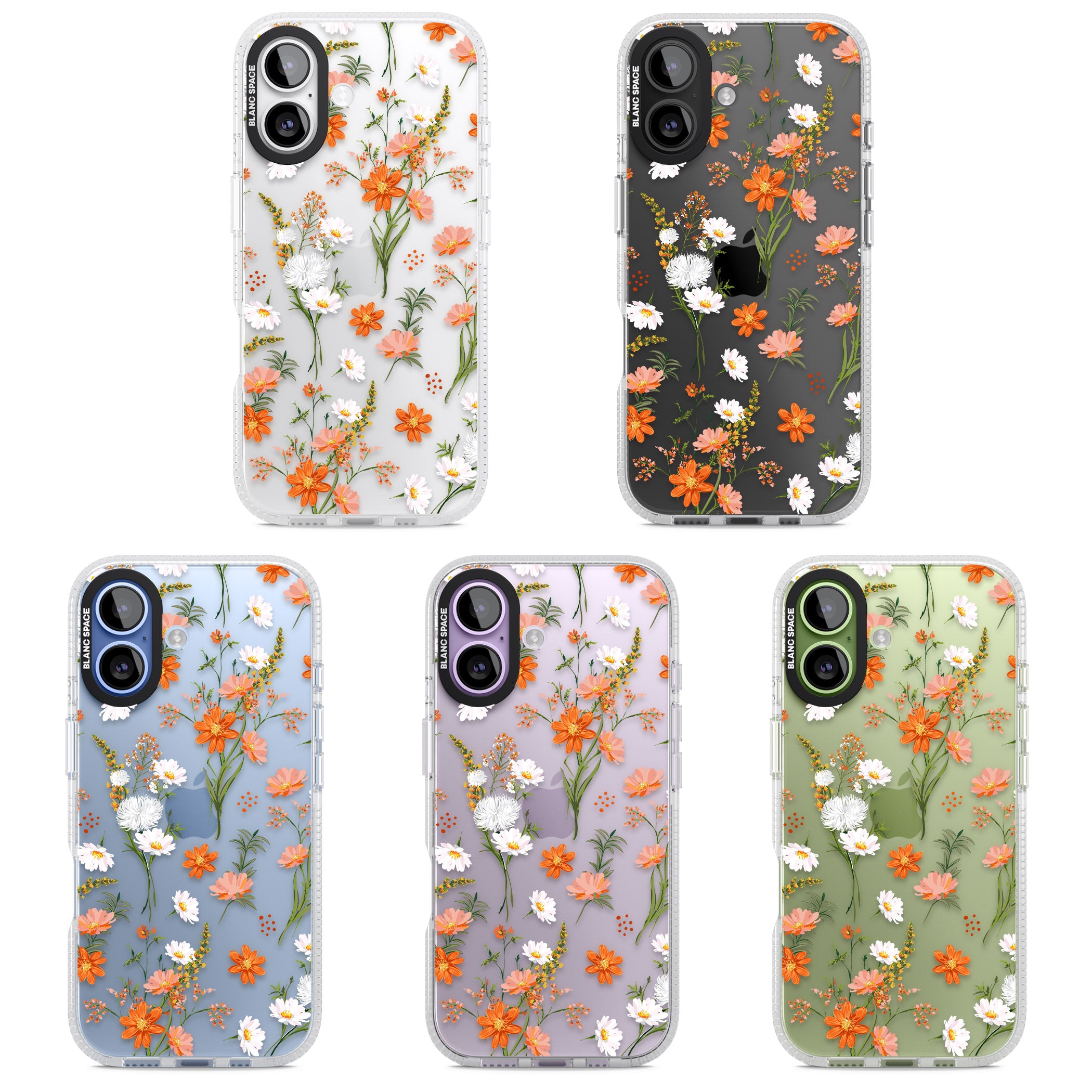 Sunset Wildflowers iPhone 17 Impact Air Clear Phone Case APT Impact Protection