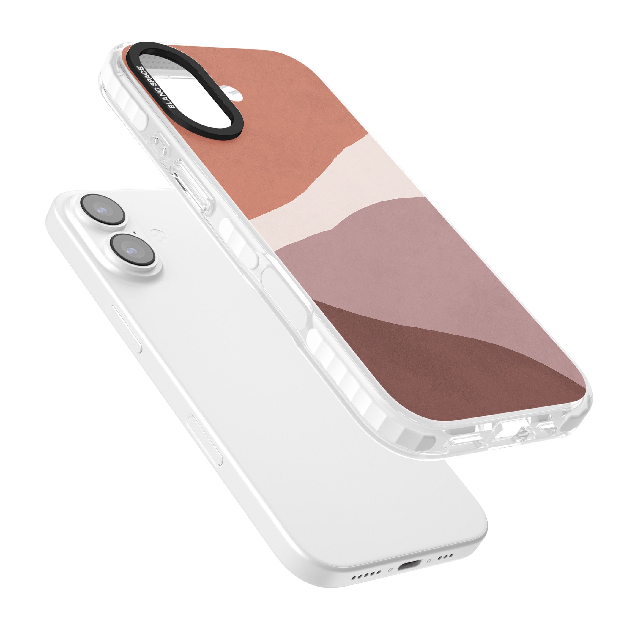 Lush Abstract Watercolour Design #2 iPhone 17 Impact Clear Phone Case Colours