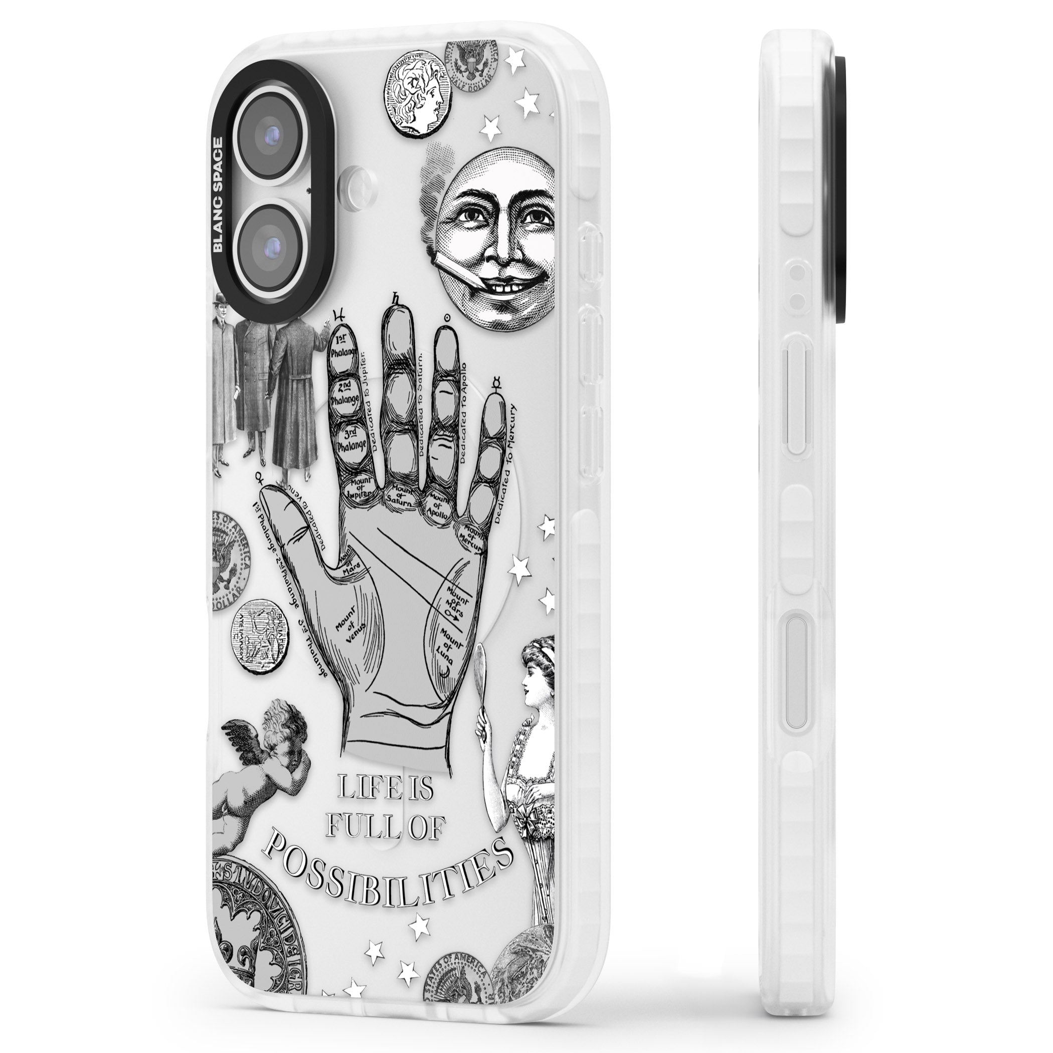 Life Is Full Of Possibilities iPhone 17 Impact Clear Phone Case Side Profile