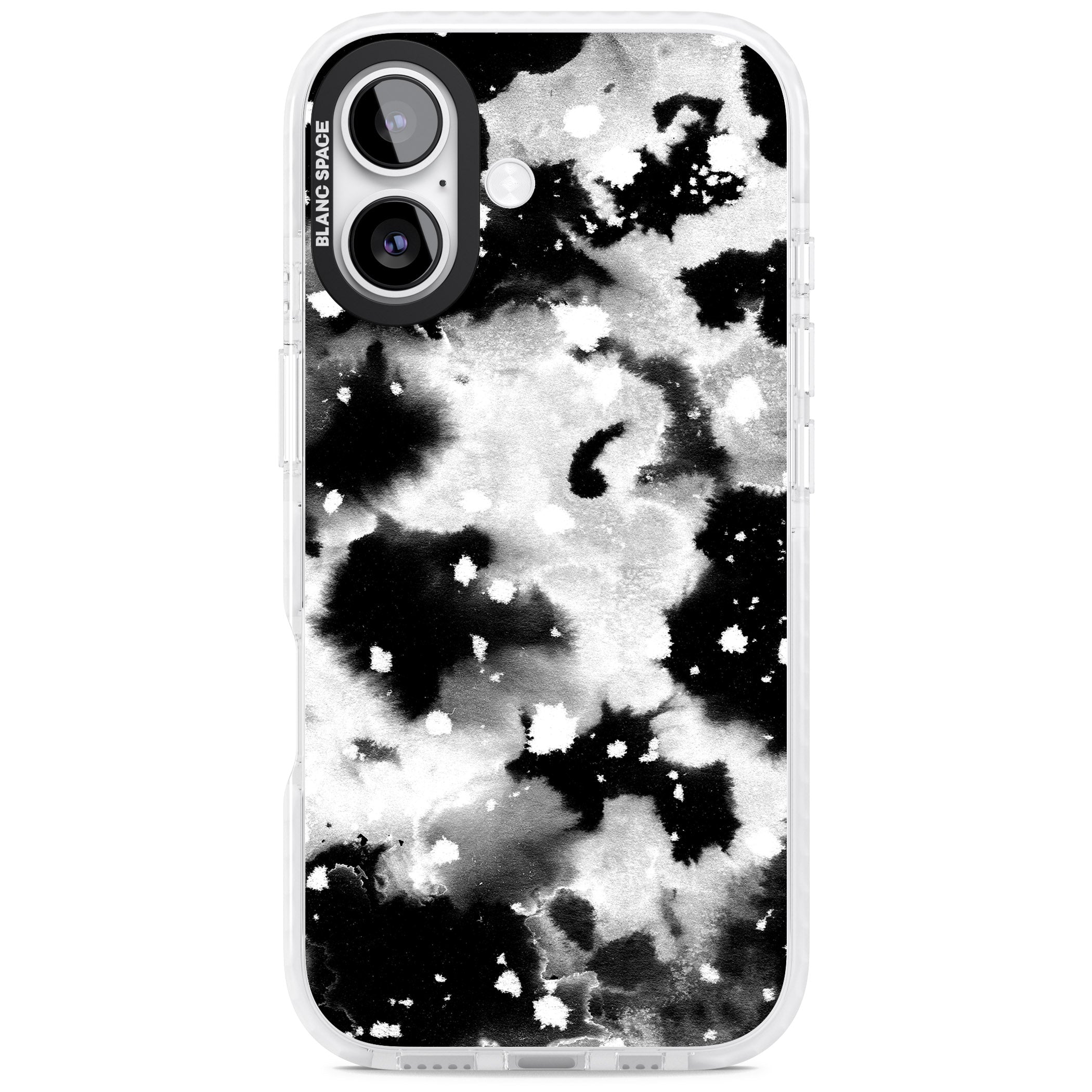 Acid Wash Ink Cloud iPhone 17 Impact Clear Phone Case