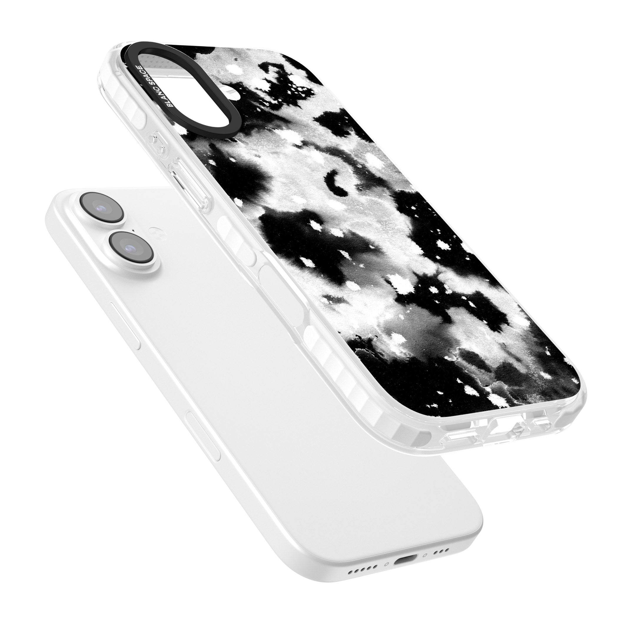 Acid Wash Ink Cloud iPhone 17 Impact Clear Phone Case Colours