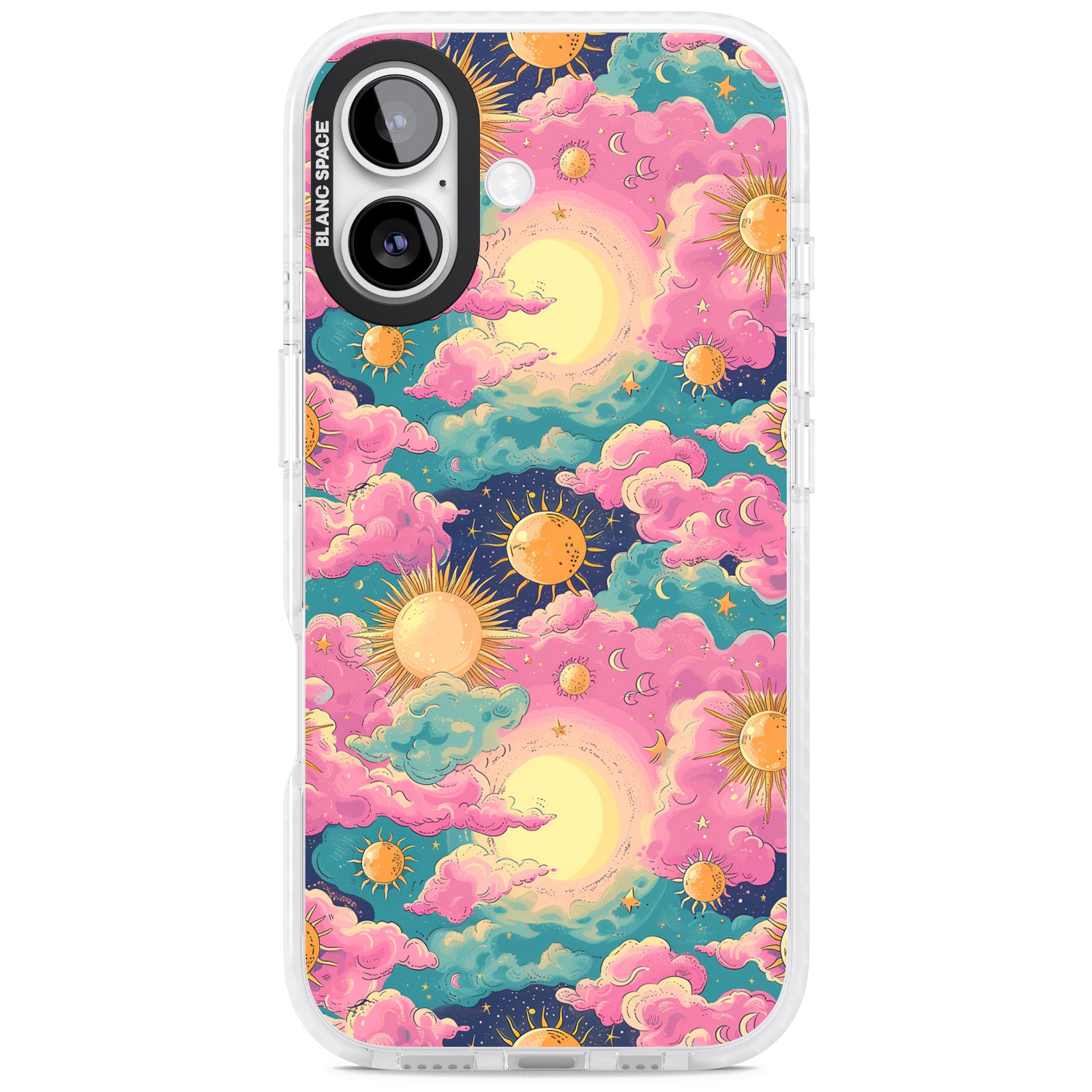 Starlight Clouds iPhone 17 Impact Clear Phone Case