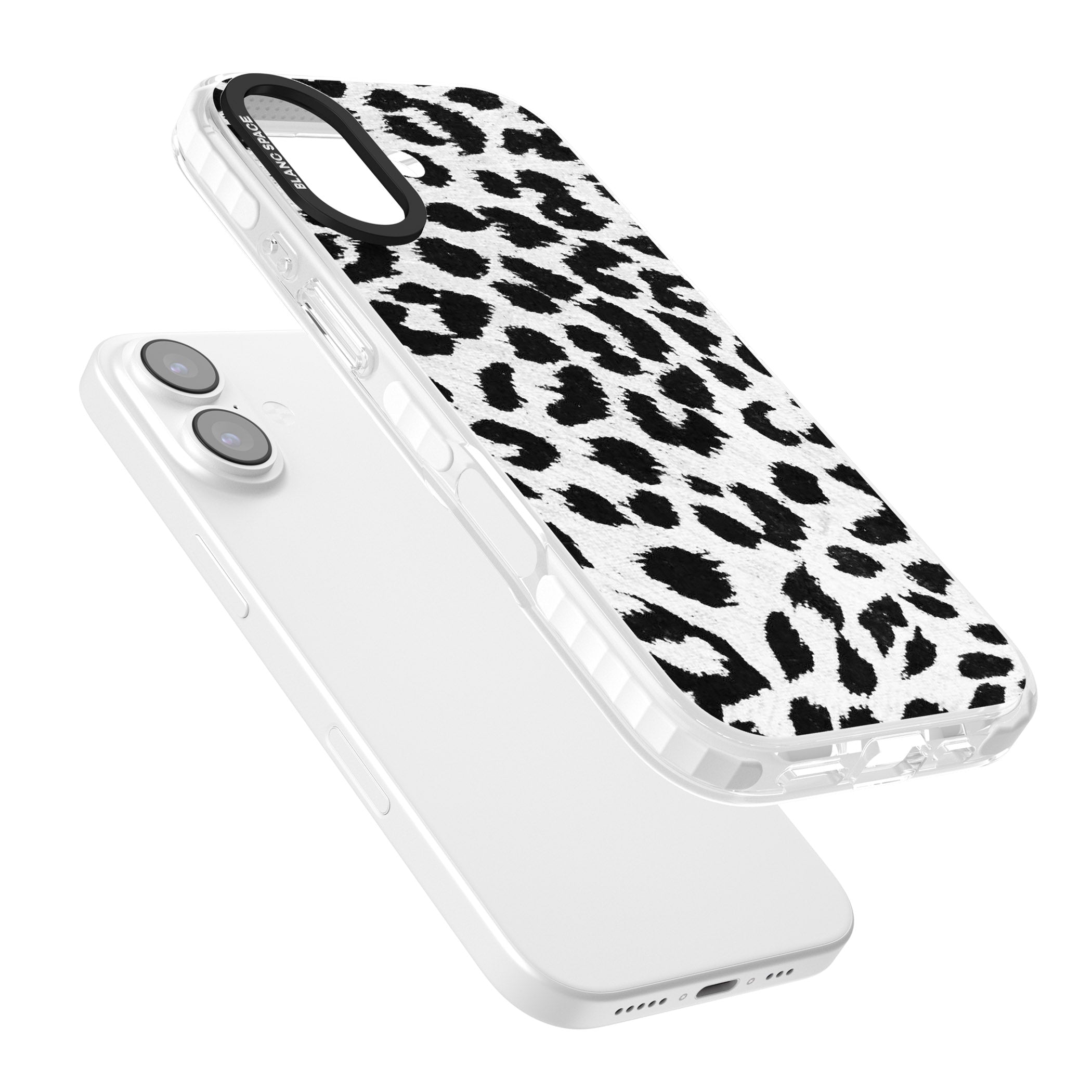 Rar Leopard Print White iPhone 17 Impact Clear Phone Case Colours
