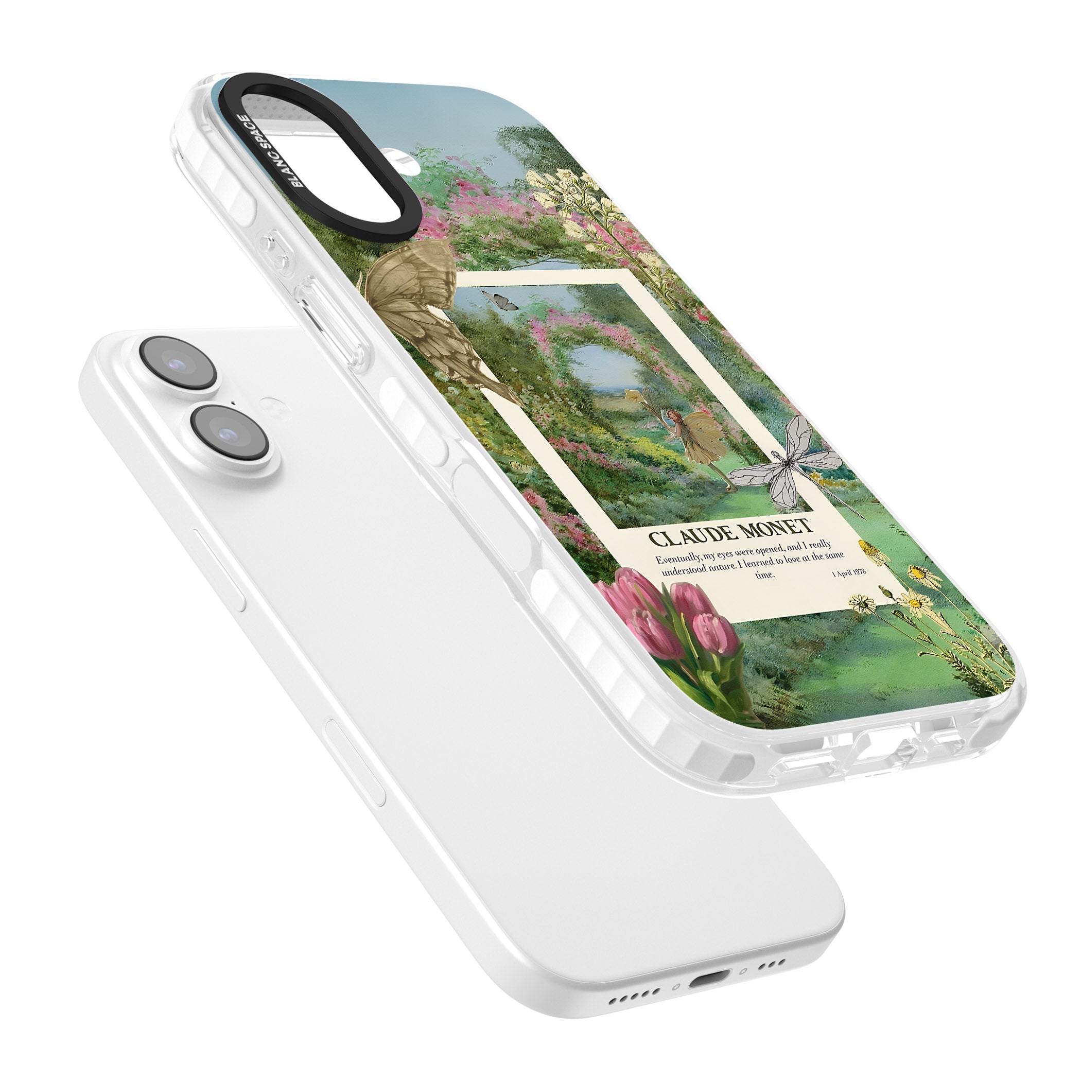 Monet Fairy Garden iPhone 17 Impact Clear Phone Case Colours