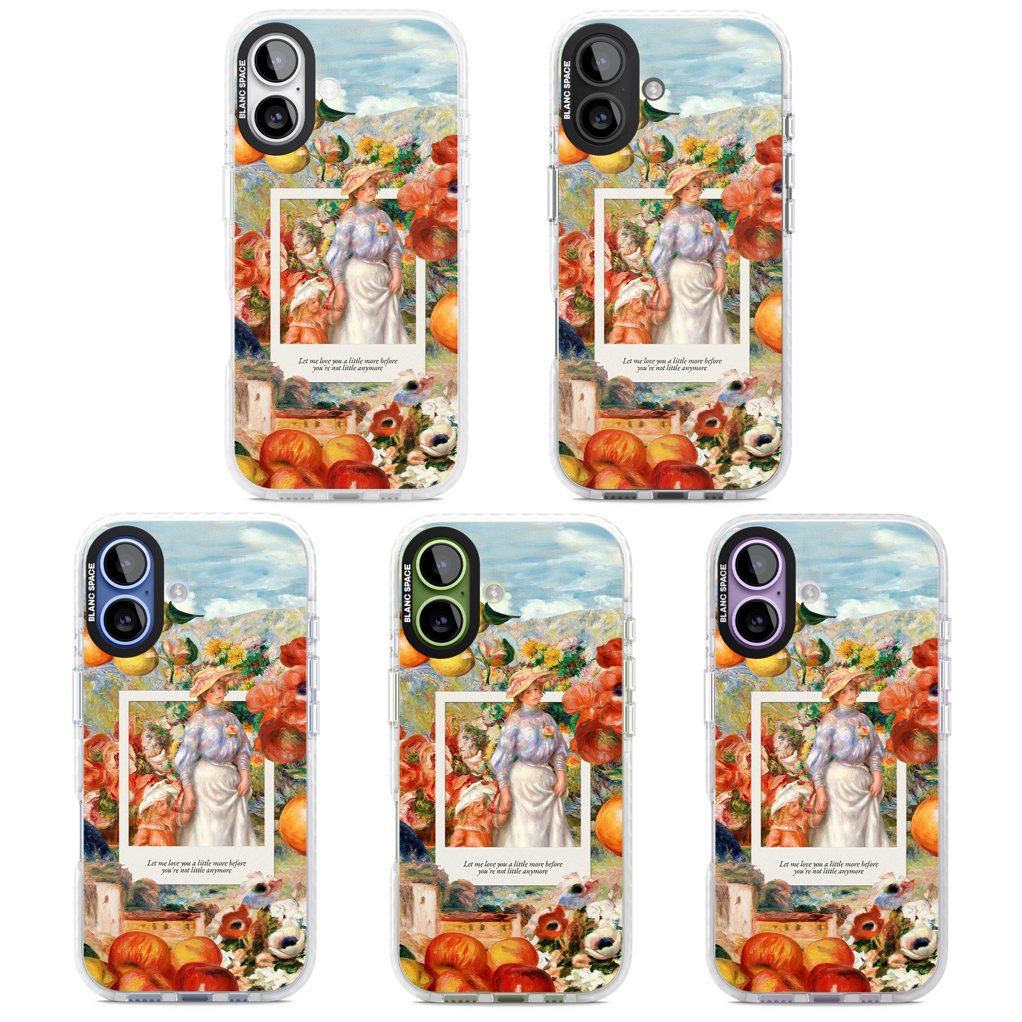 Renoir Mother & Child iPhone 17 Impact Clear Phone Case APT Impact Protection