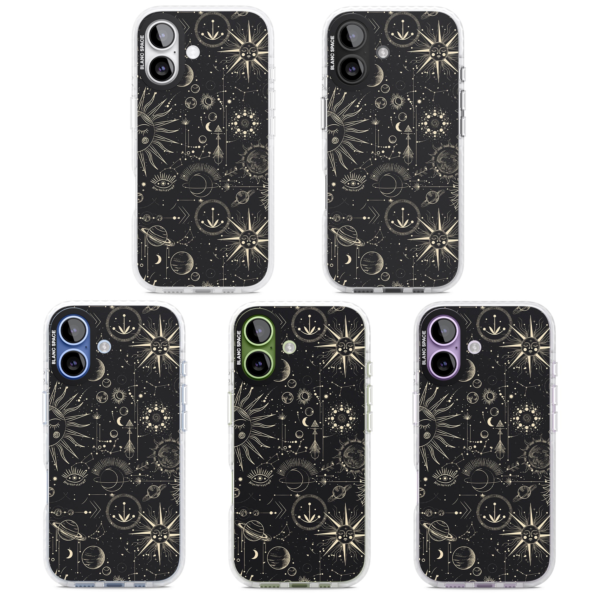 Cosmic Suns And Planets iPhone 17 Impact Clear Phone Case APT Impact Protection