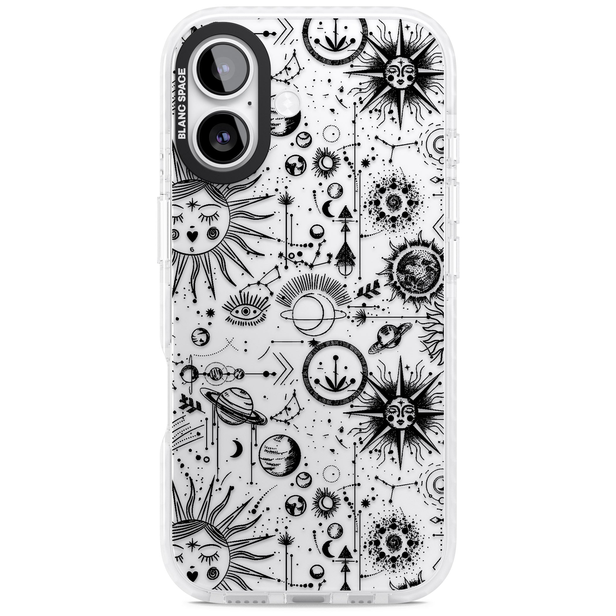 Cosmic Zodiac iPhone 17 Impact Clear Phone Case