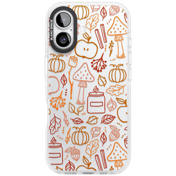Autumn Line Pattern