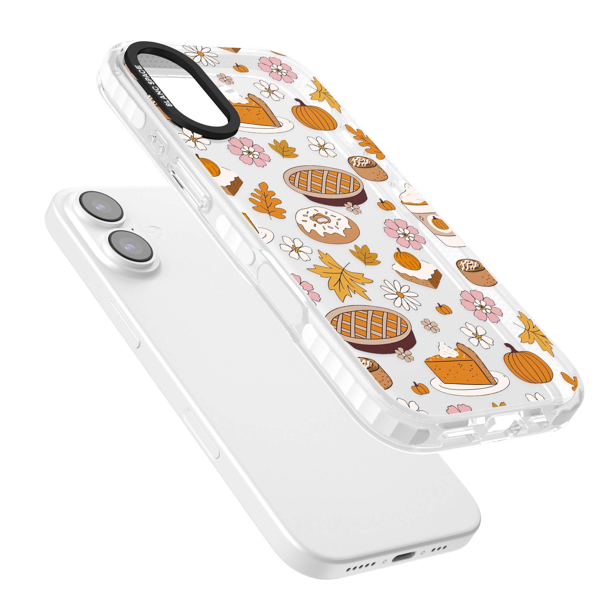 Pumpkin Pie Autumn Treats iPhone 17 Impact Clear Phone Case Colours