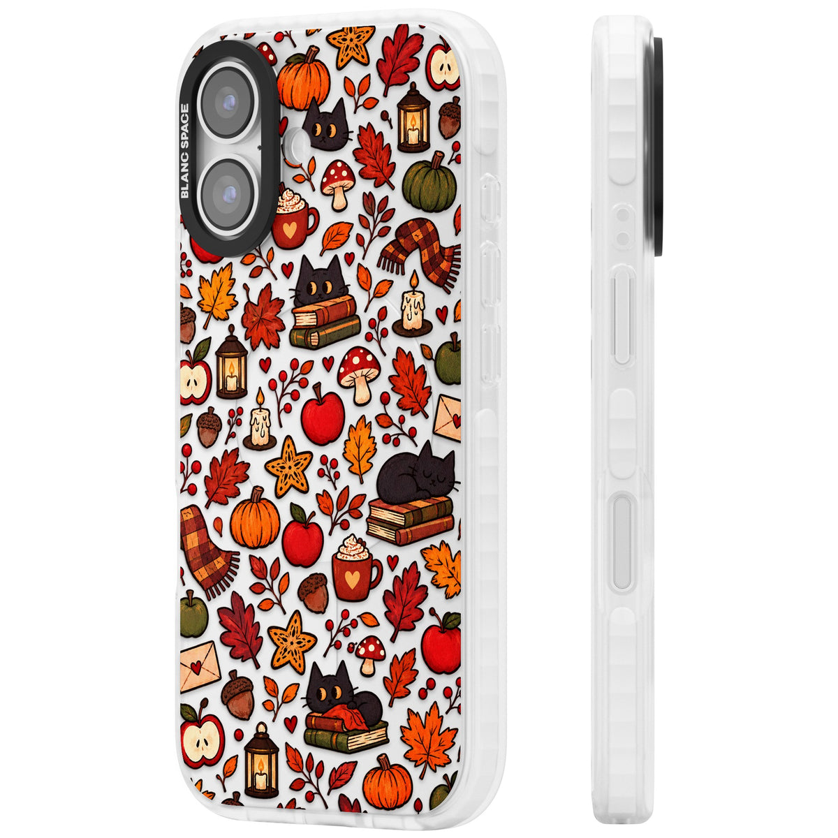Autumn Mix iPhone 16 / iPhone 16 Plus / iPhone 17 Impact Clear Phone Case side