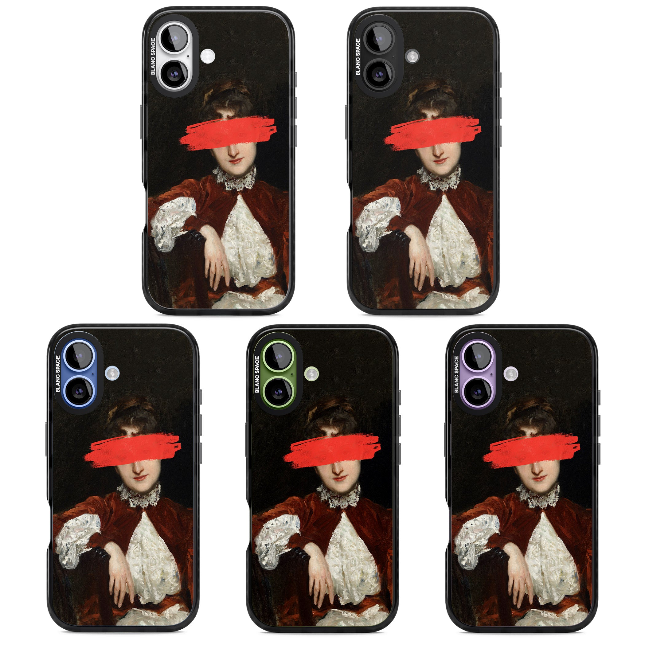 Paint Stroke iPhone 17 Impact Black Phone Case APT Impact Protection