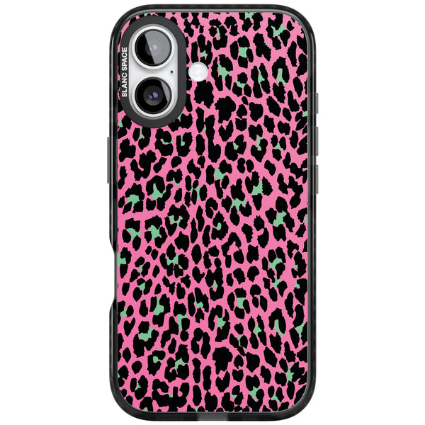 Pink & Green Leopard