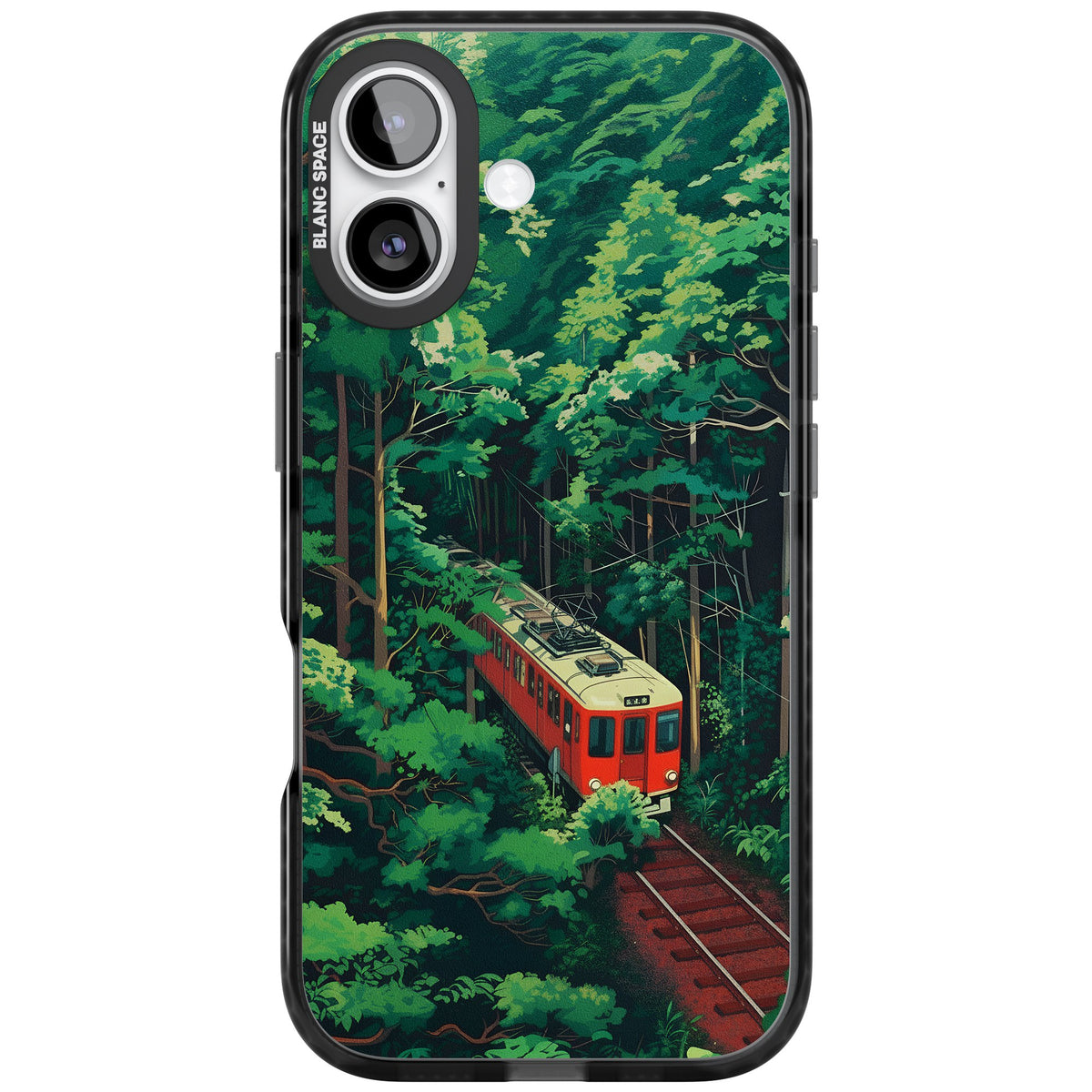 Railway In Toyama iPhone 16 / iPhone 16 Plus / iPhone 17 Impact Black Phone Case front