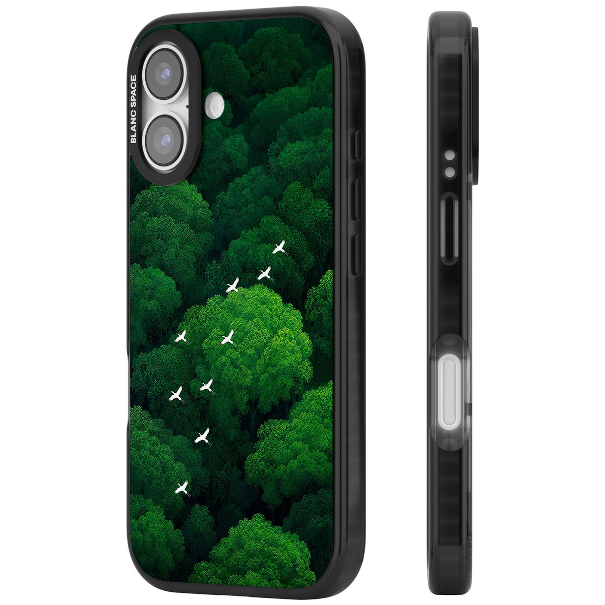 Grove Migration iPhone 16 / iPhone 16 Plus / iPhone 17 Impact Black Phone Case side