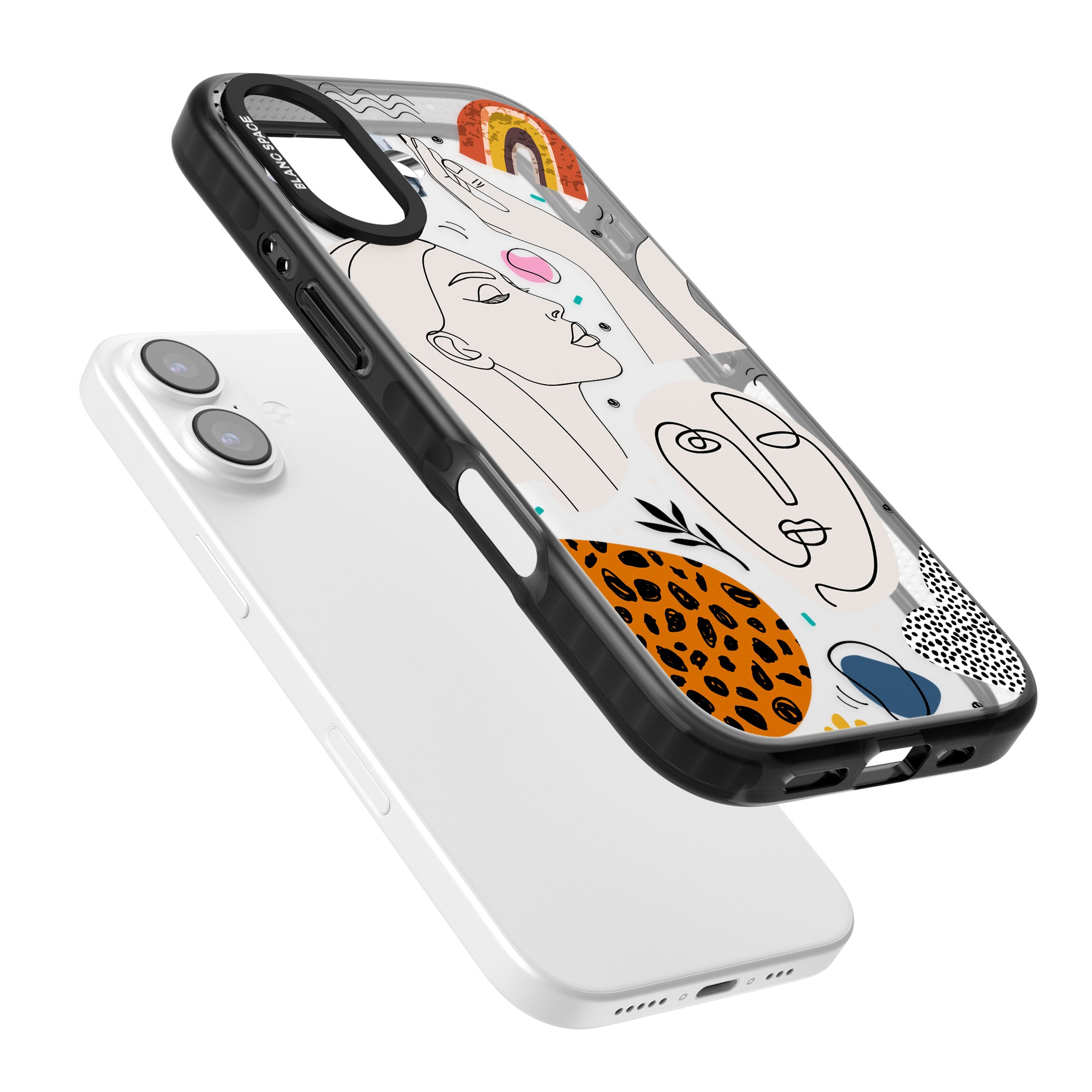 Artistic Expression Scrapbook iPhone 17 Impact Black Phone Case Colours