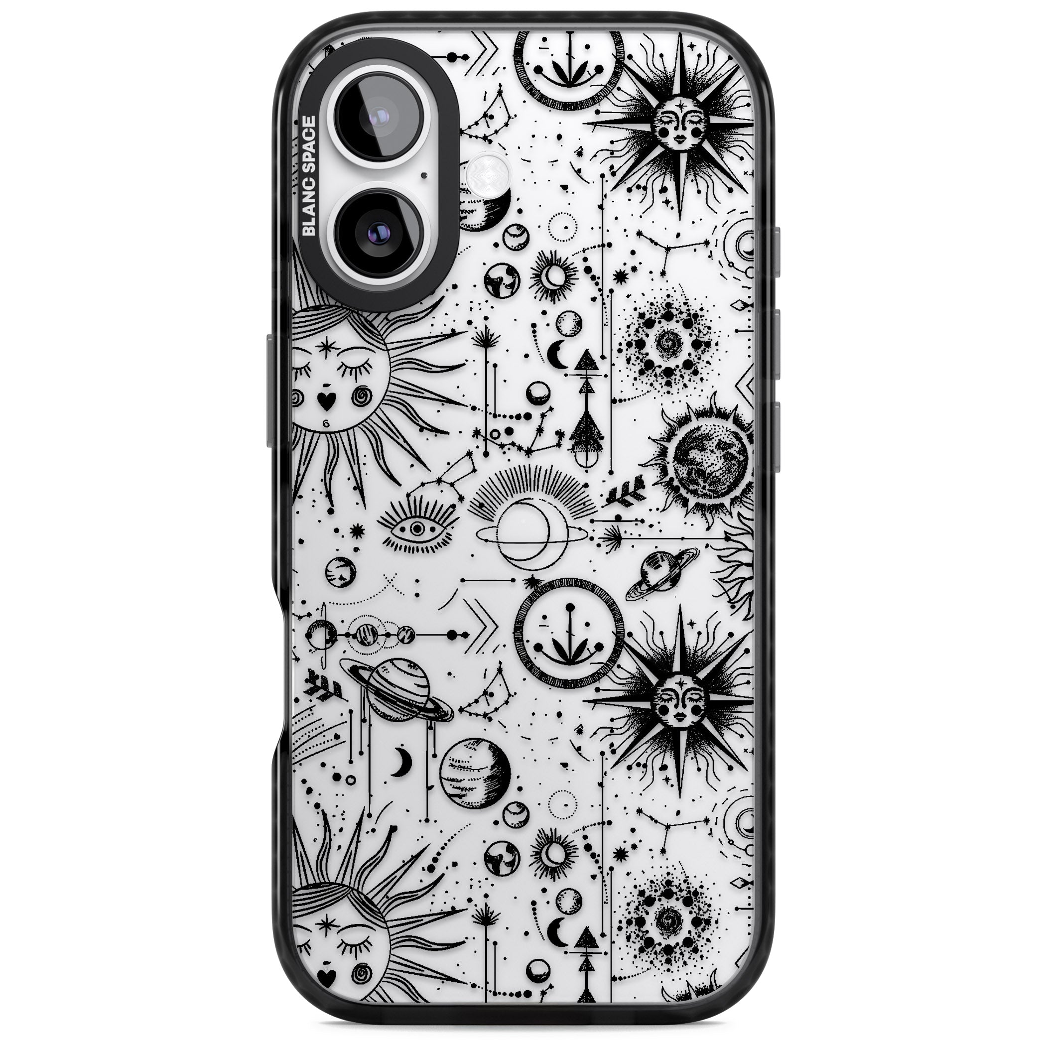 Cosmic Zodiac iPhone 17 Impact Black Phone Case
