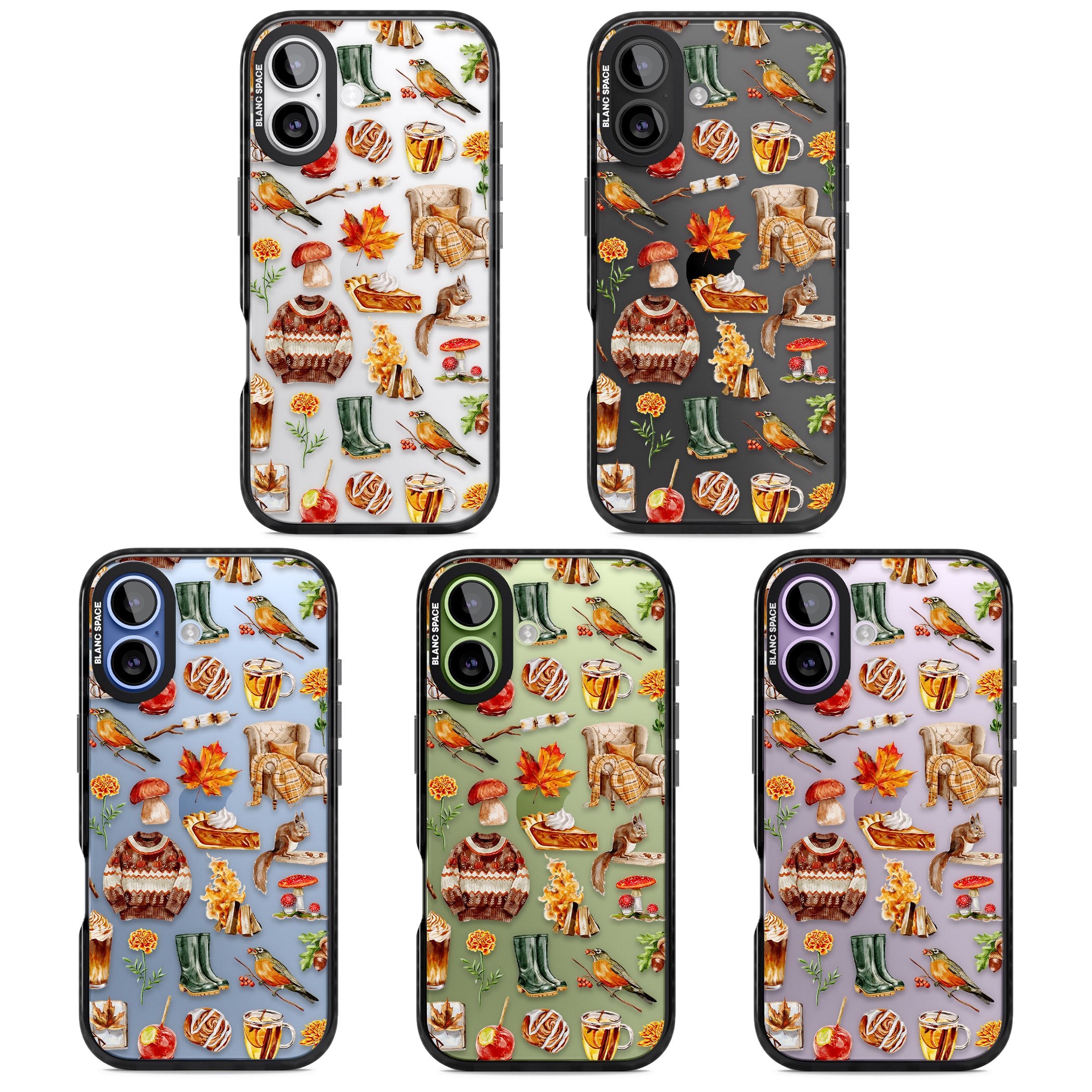 Cozy Autumn Aesthetic iPhone 17 Impact Black Phone Case APT Impact Protection