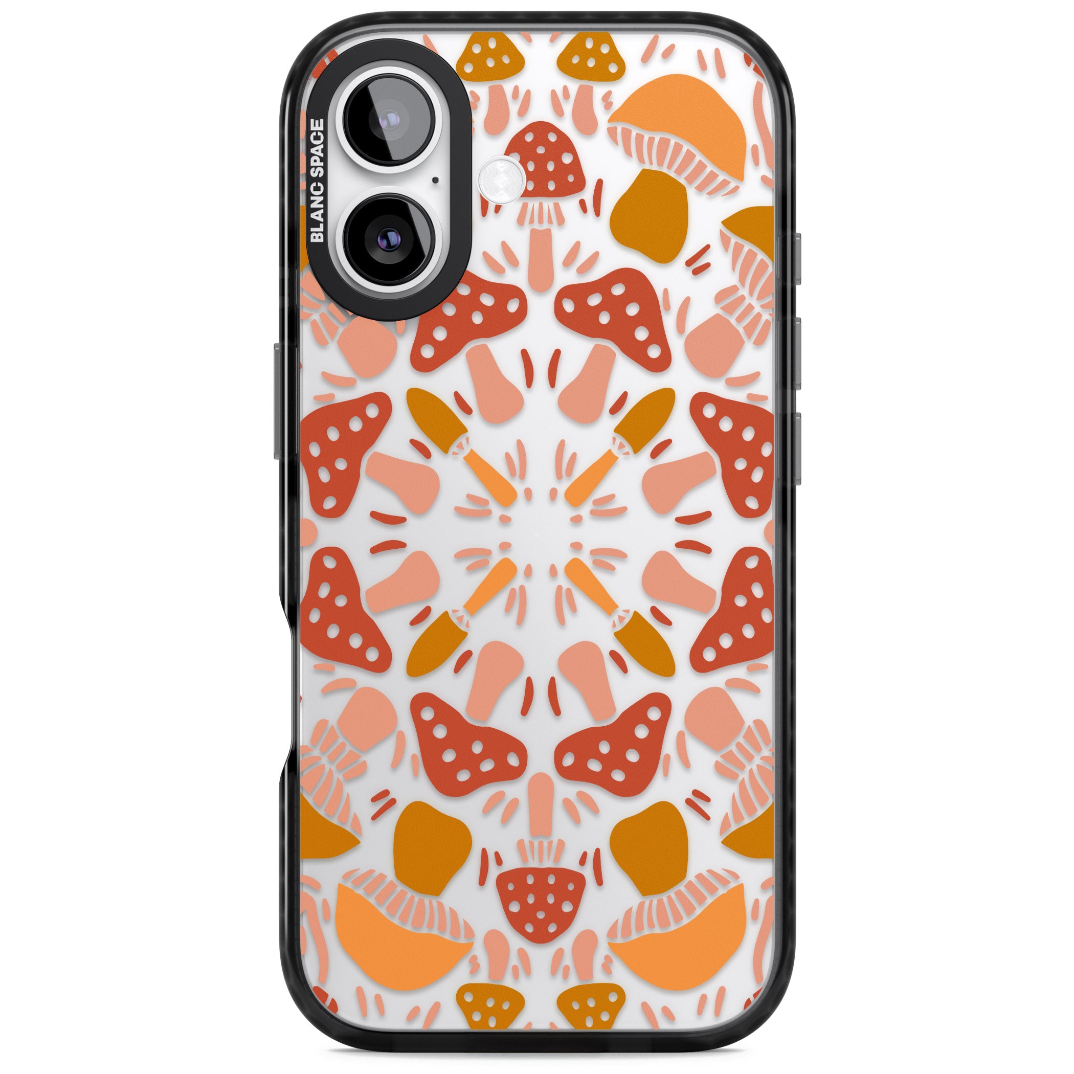 Mushroom Medley iPhone 17 Impact Black Phone Case