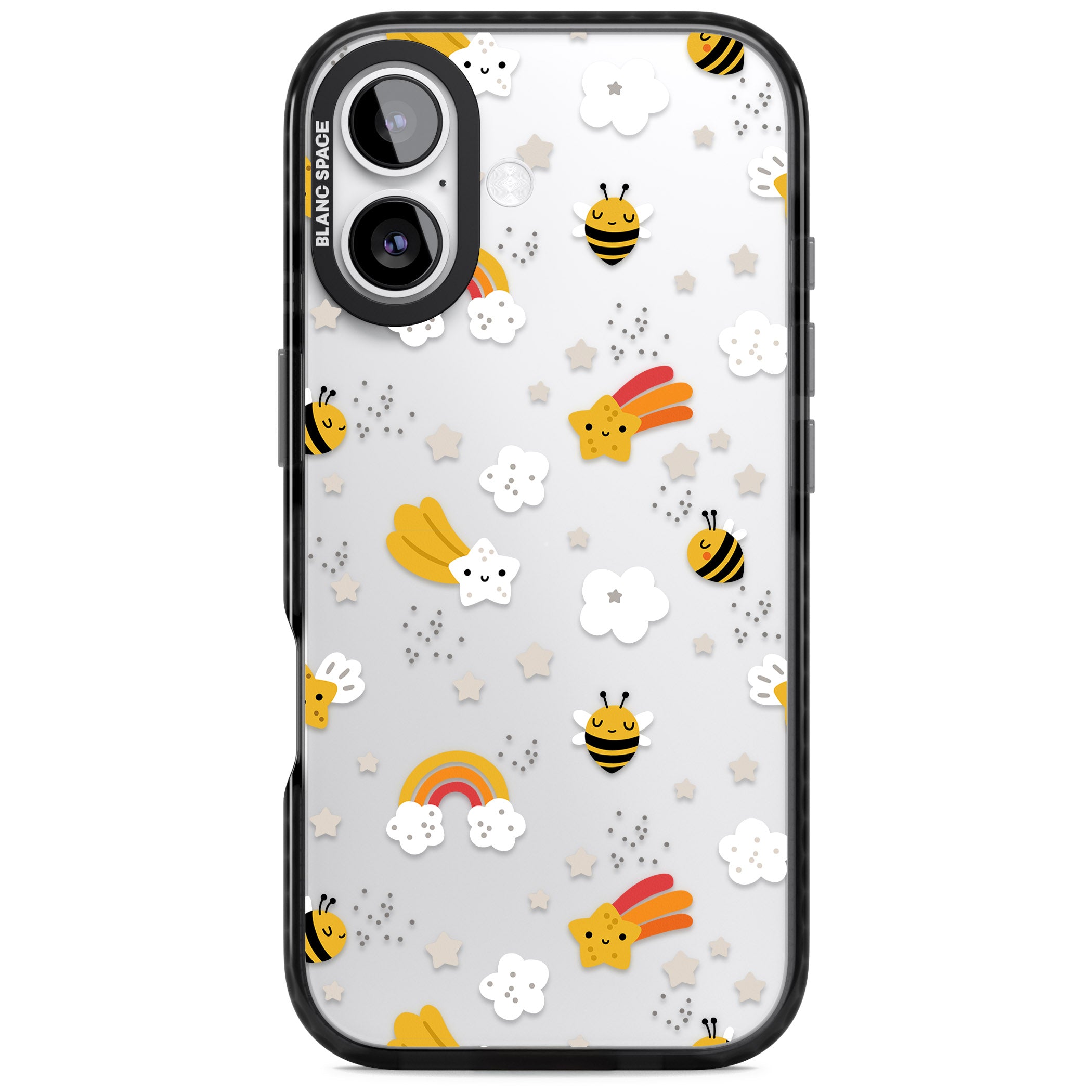 Busy Bee iPhone 17 Impact Black Phone Case
