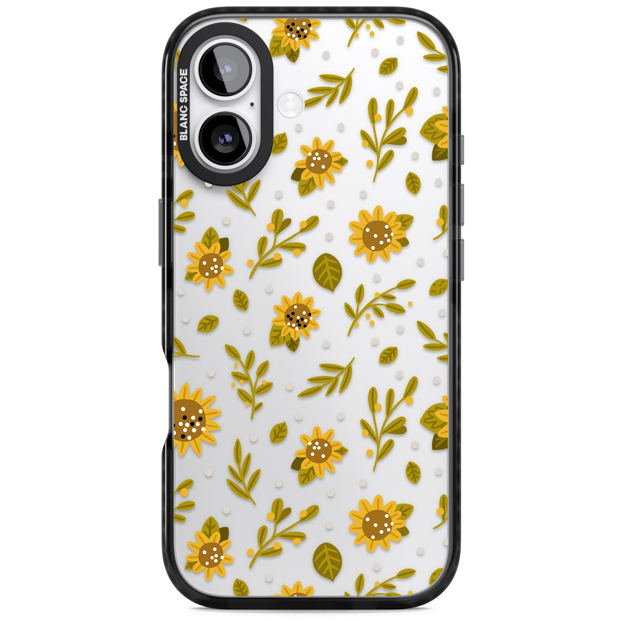 Bees & Sunflowers iPhone 17 Impact Black Phone Case
