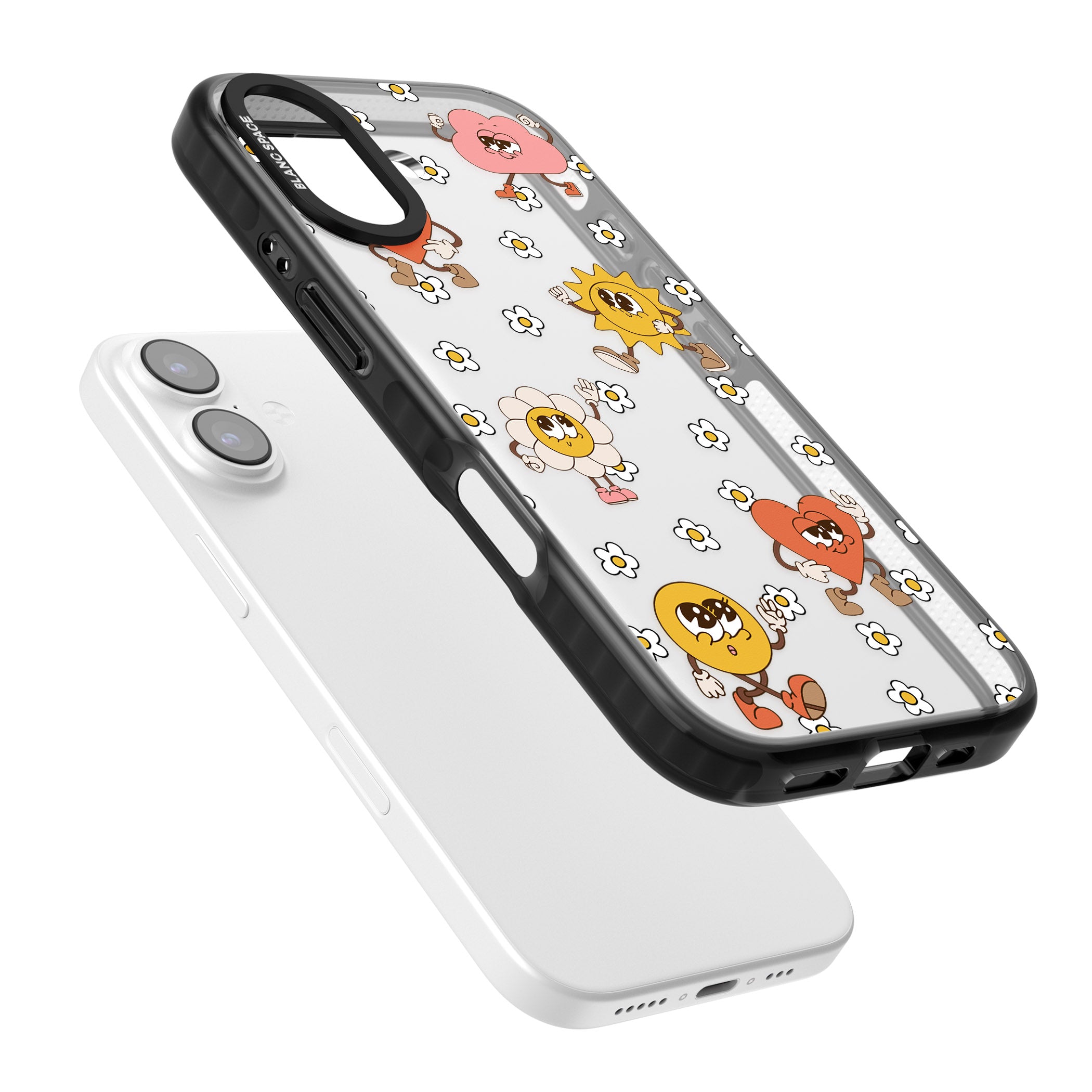 Daisies & Friends iPhone 17 Impact Black Phone Case Colours