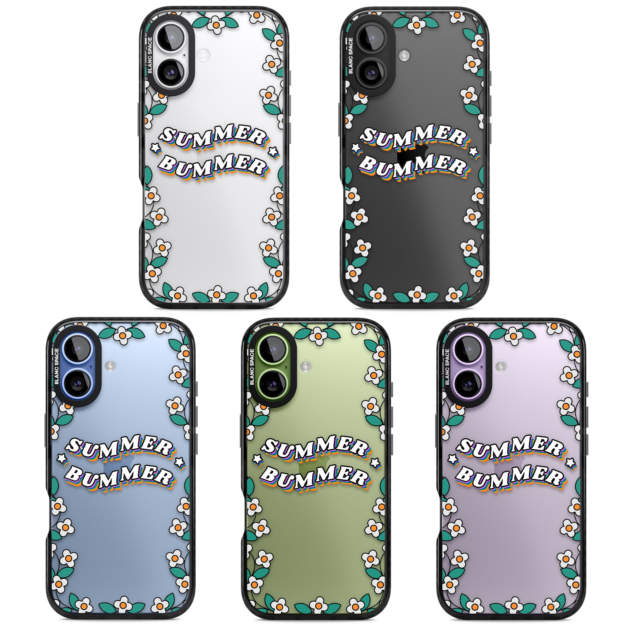 Summer Bummer iPhone 17 Impact Black Phone Case APT Impact Protection