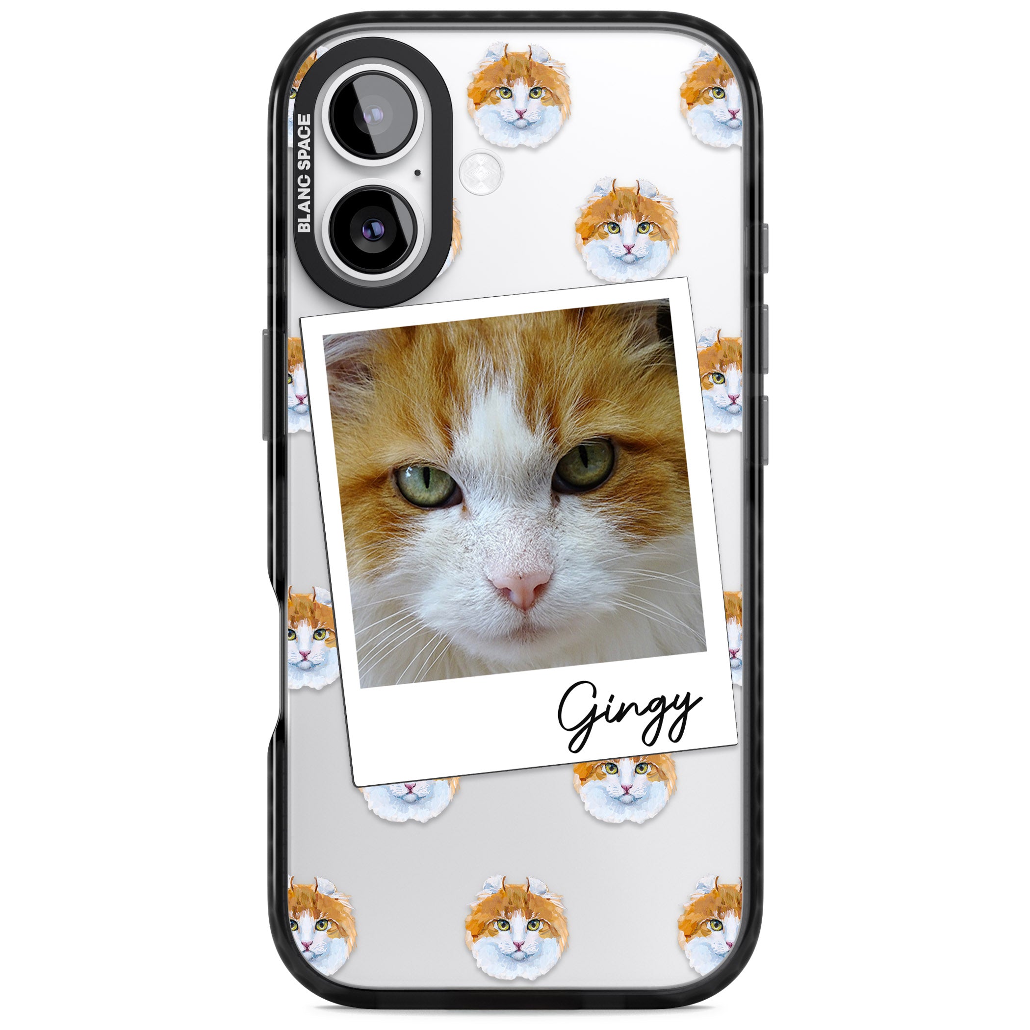 Personalised American Curl Photo iPhone 17 Impact Black Phone Case