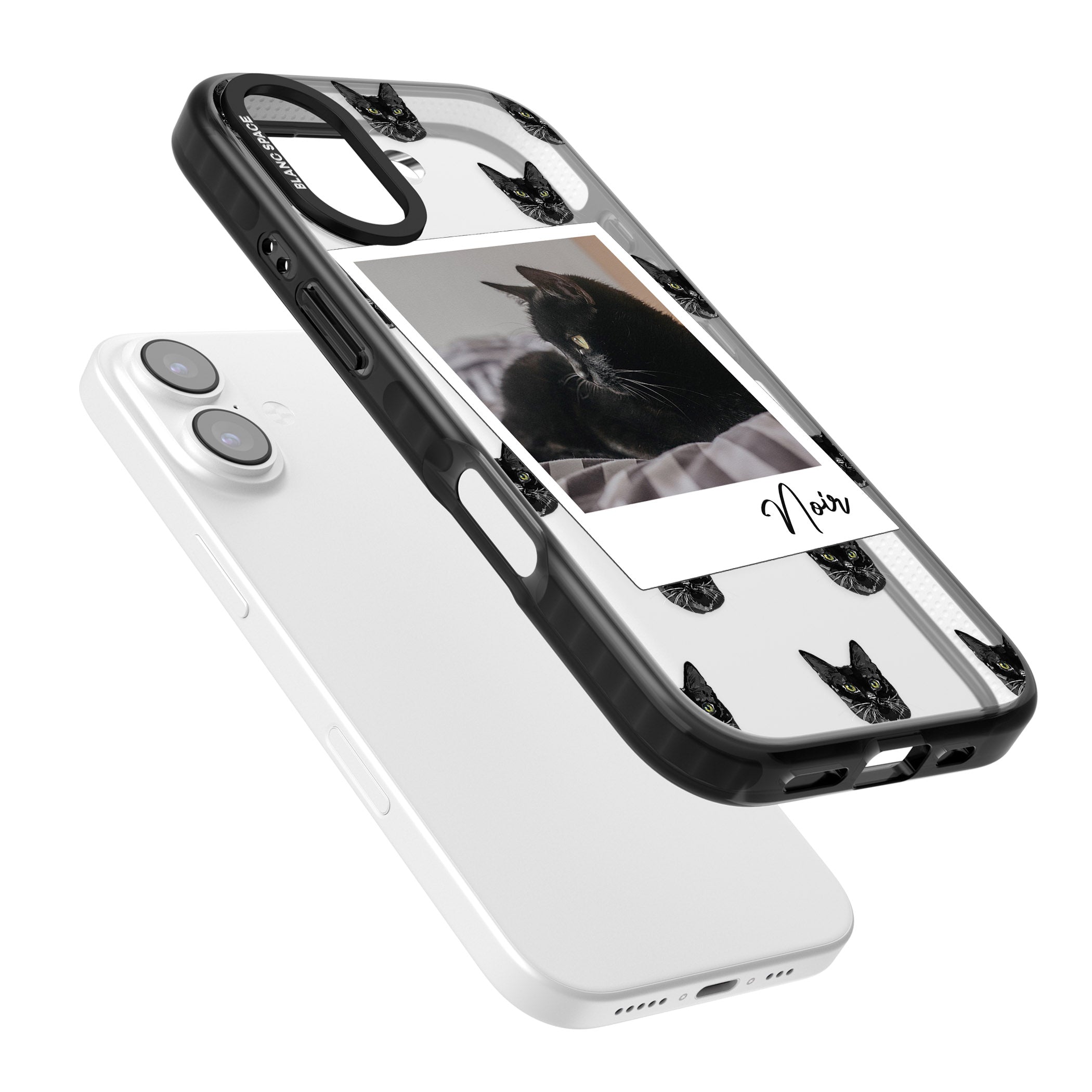 Personalised Bombay Cat Photo iPhone 17 Impact Black Phone Case Colours