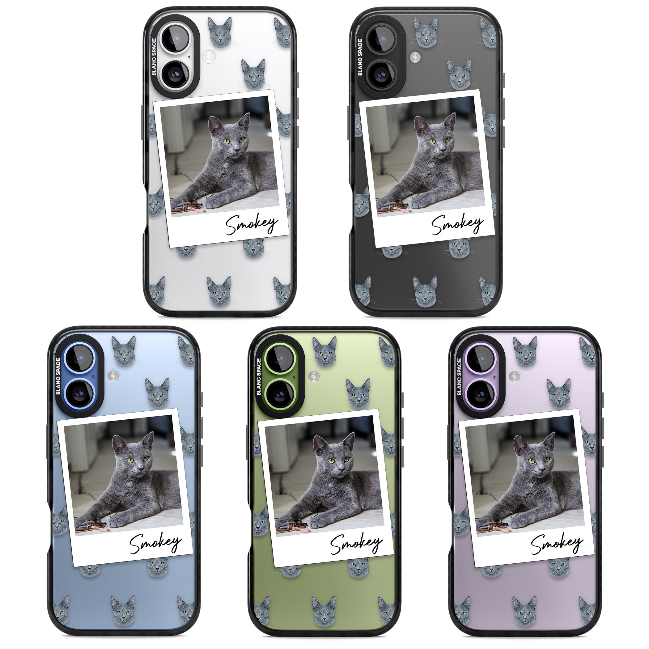 Personalised Korat Cat Photo iPhone 17 Impact Black Phone Case APT Impact Protection