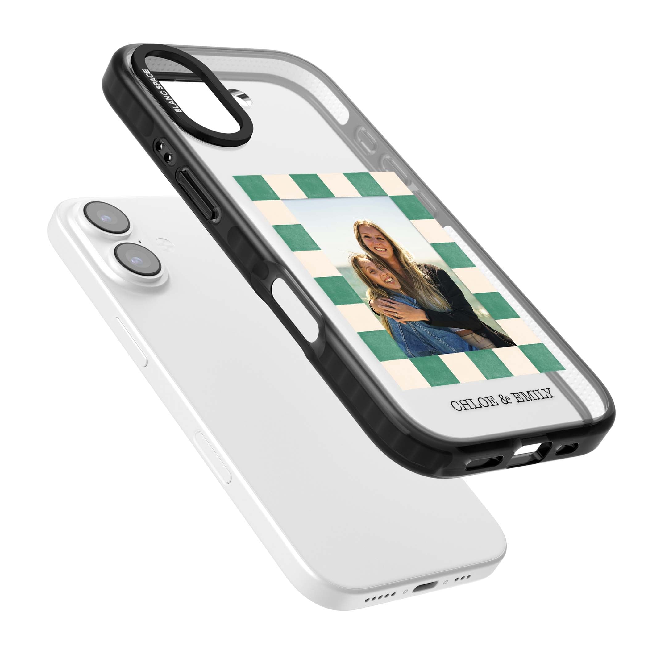 Personalised Seafoam Check Photo