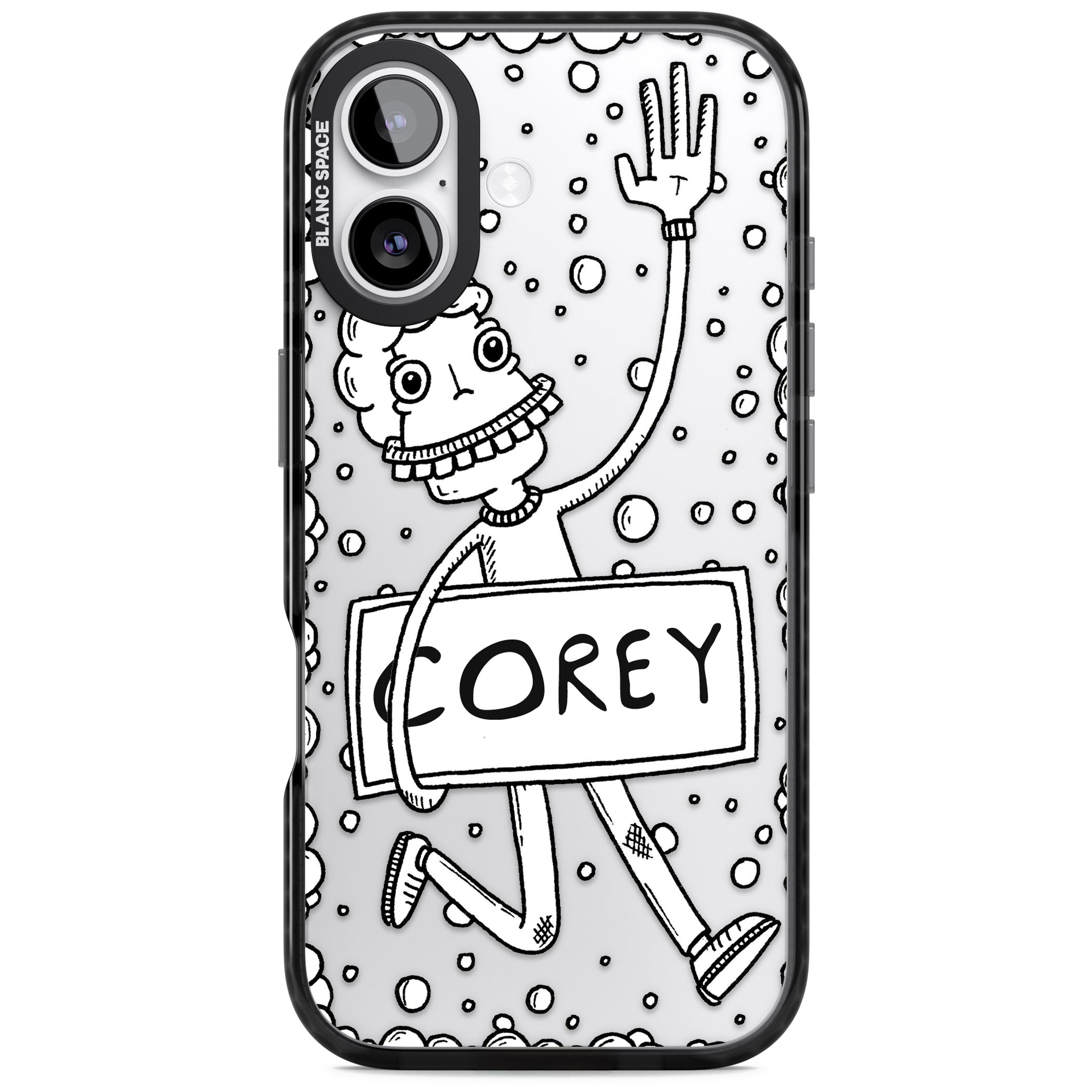 Personalised Banner Boy iPhone 17 Impact Black Phone Case