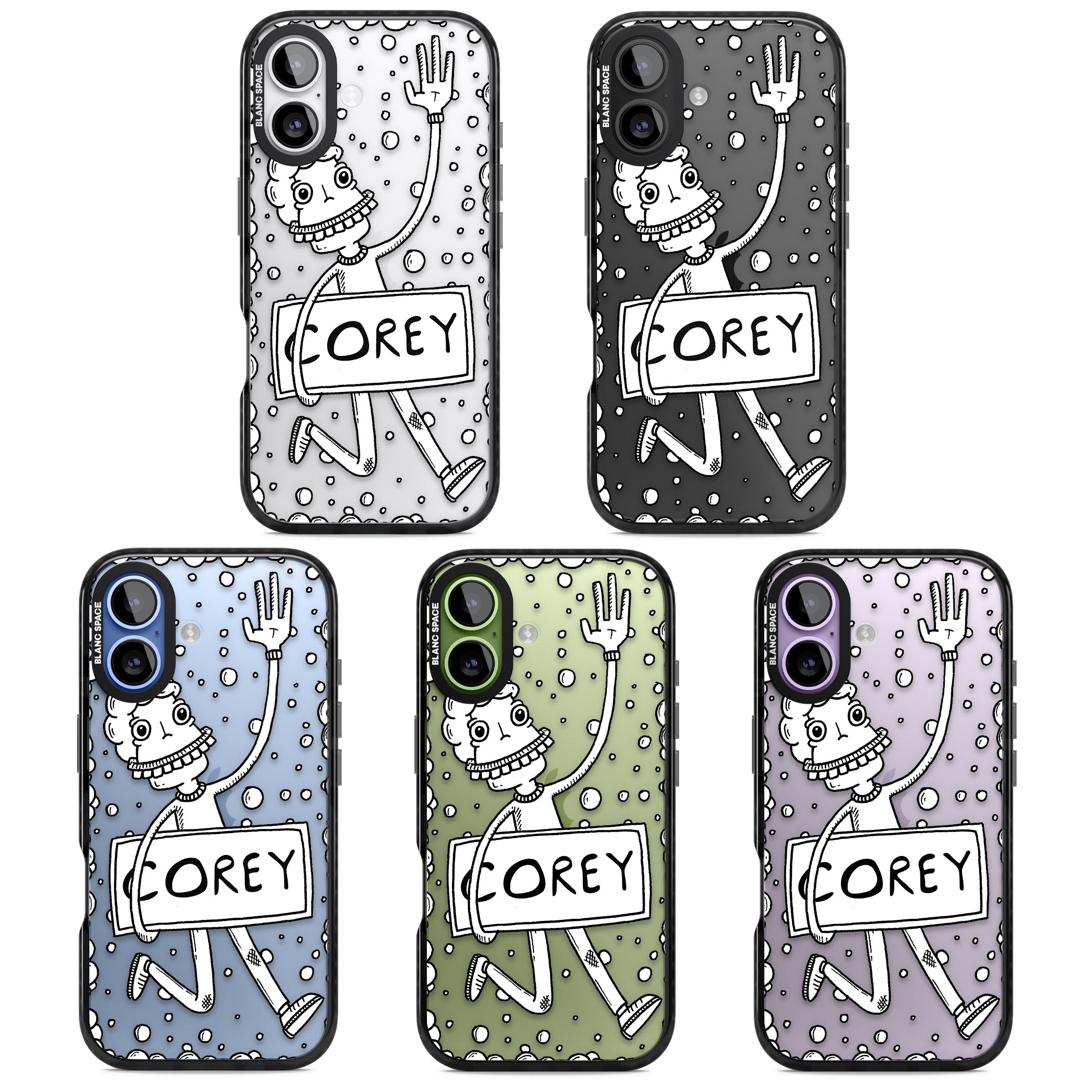 Personalised Banner Boy iPhone 17 Impact Black Phone Case APT Impact Protection