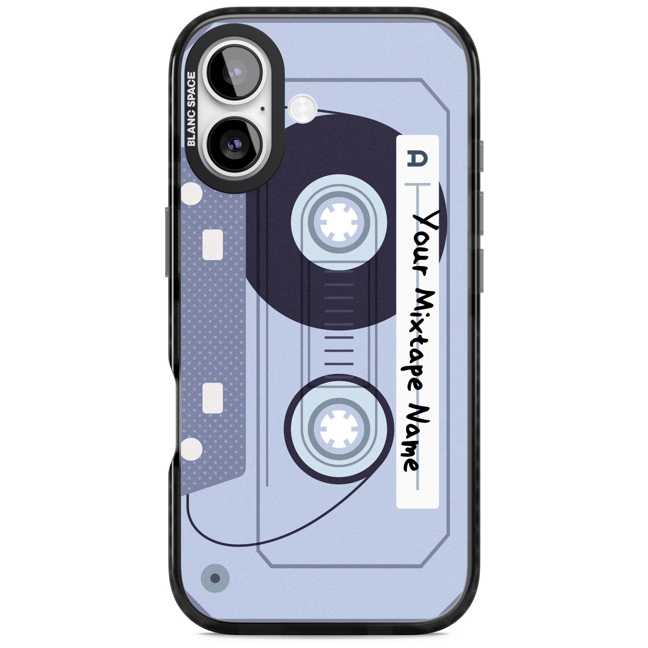 Personalised Retro Mixtape Industrial iPhone 17 Impact Black Phone Case