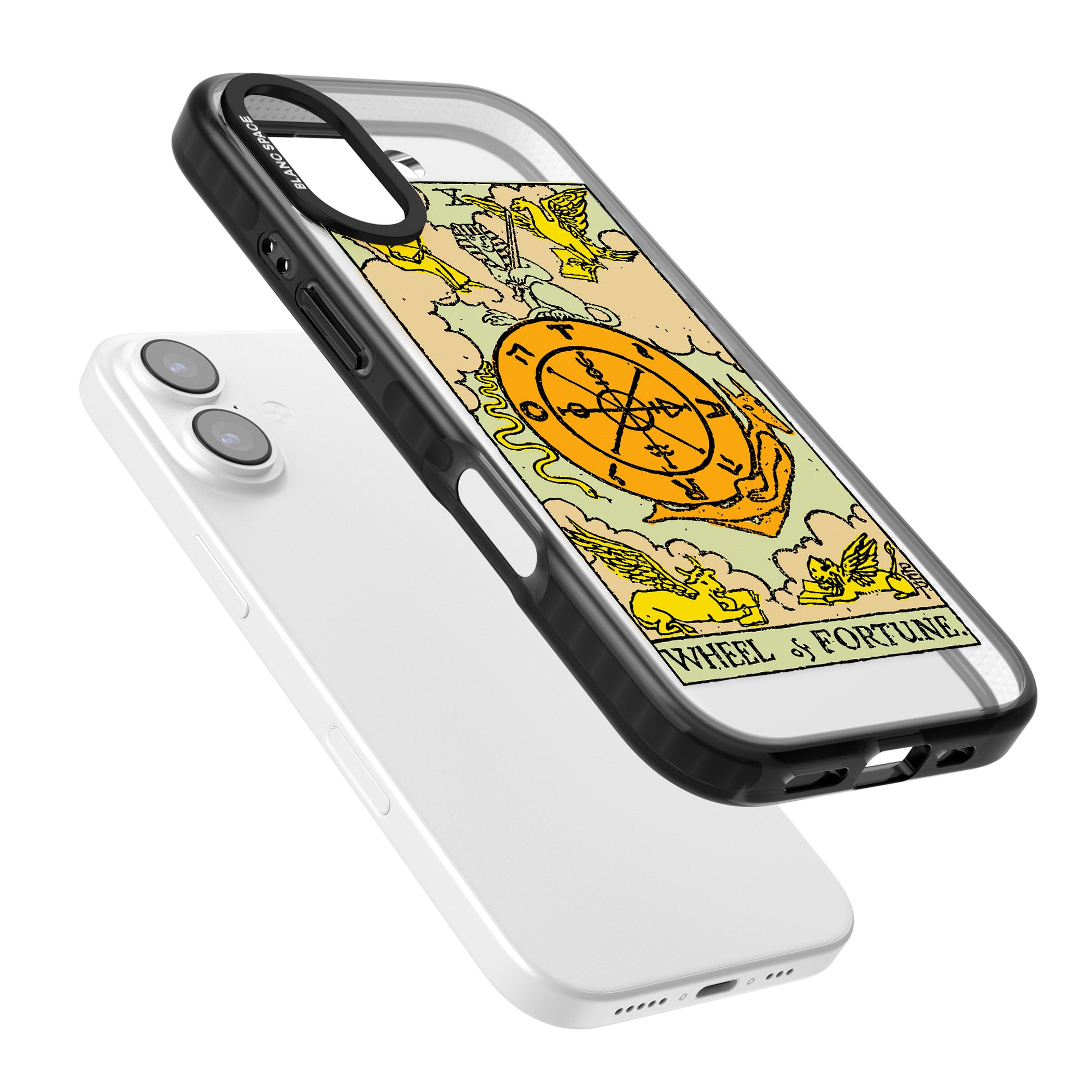 Personalised Wheel Of Fortune Tarot Card (Color) iPhone 17 Impact Black Phone Case Colours