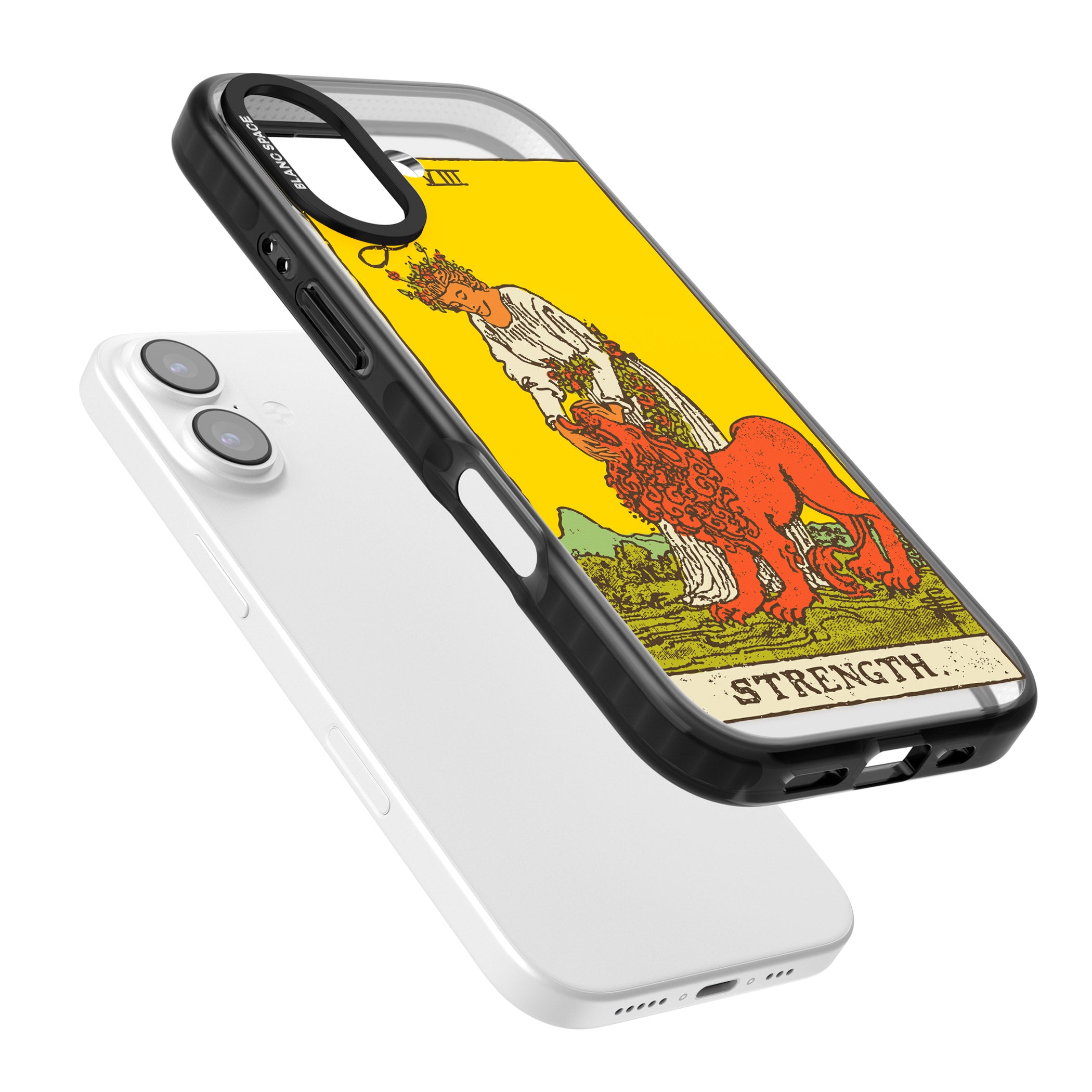 Personalised Strength Tarot Card (Color) iPhone 17 Impact Black Phone Case Colours