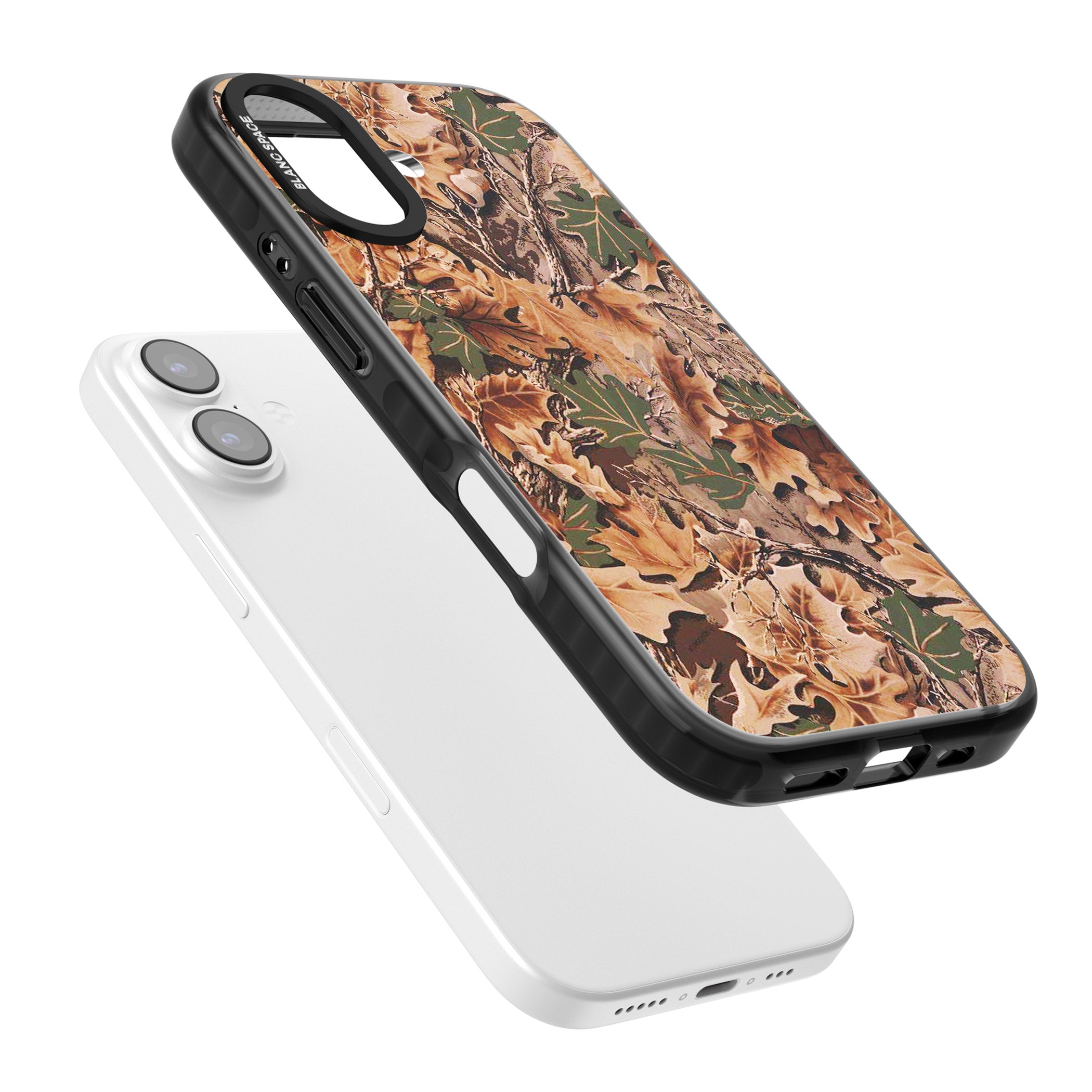 Leaves Camo iPhone 17 Impact Black Phone Case Colours