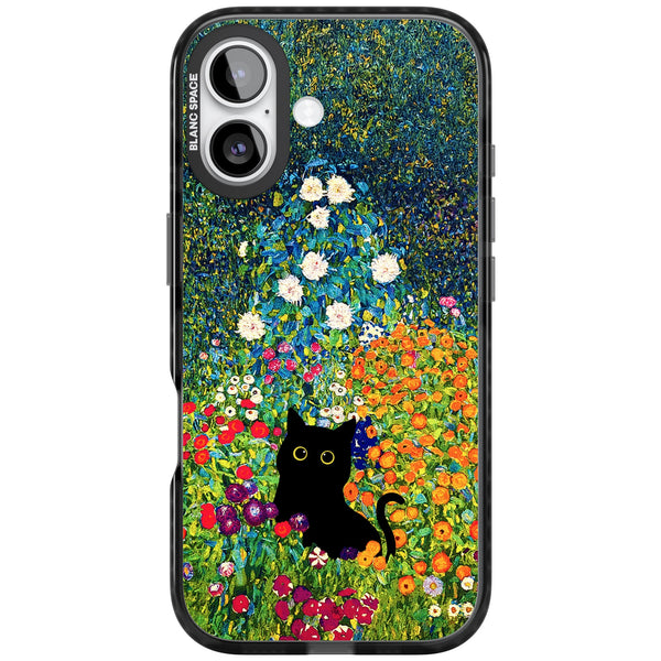 Cat in Klimt's Garden