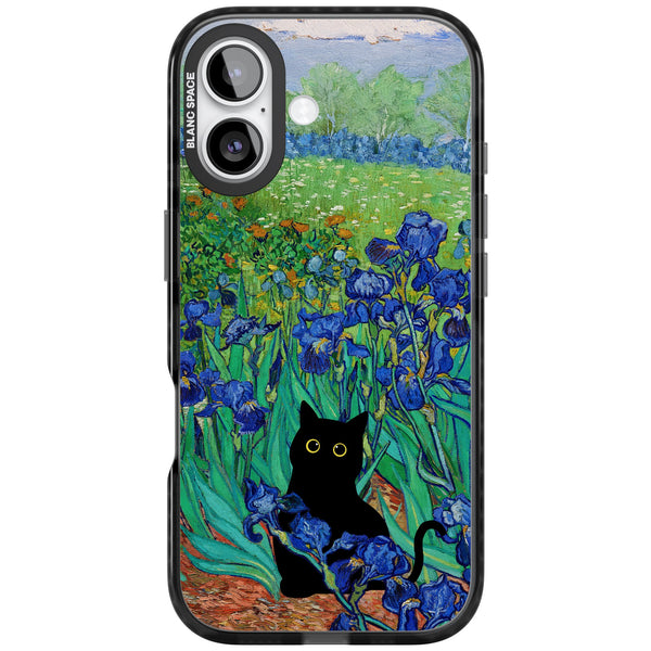 Cat in Van Gogh's Irises