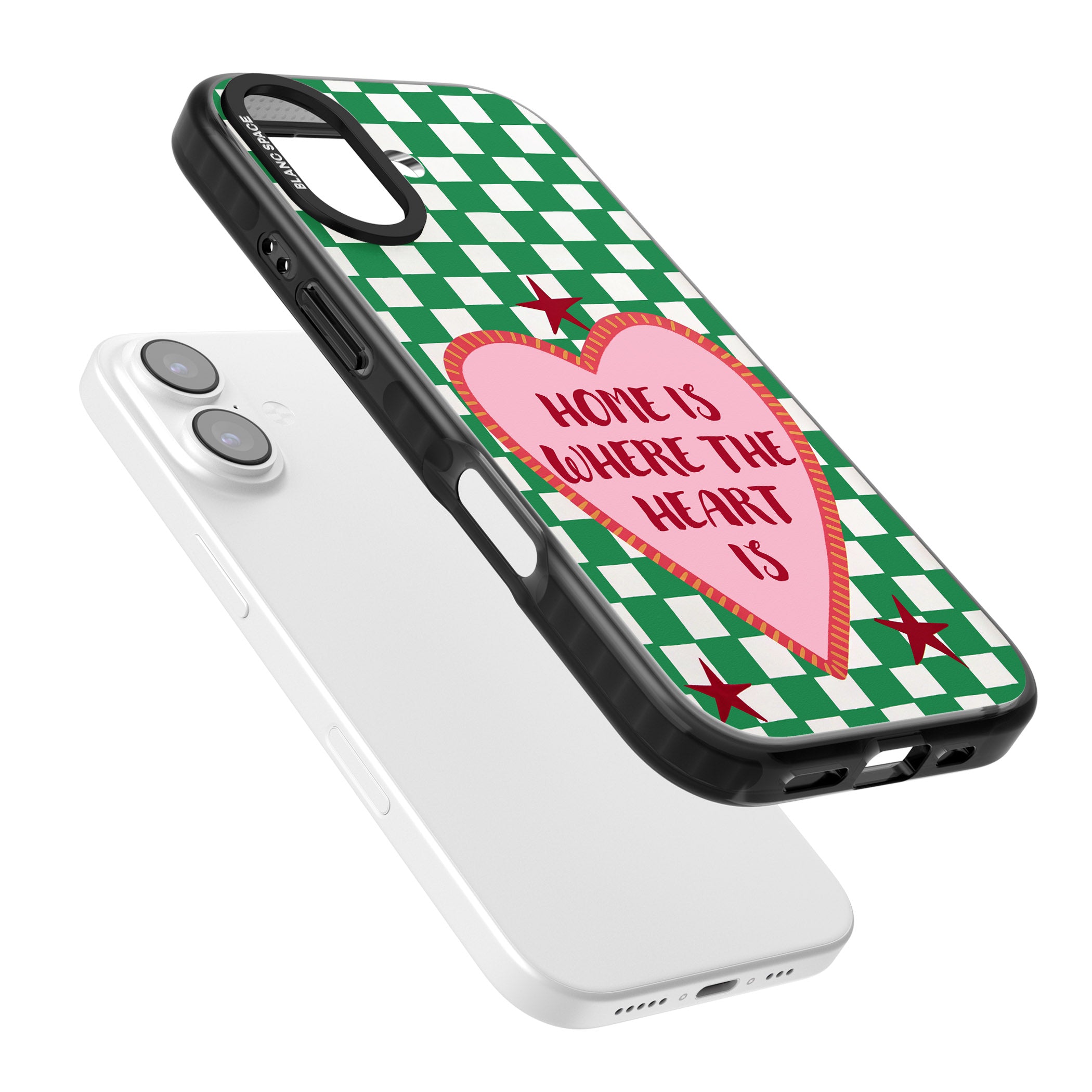 Home Is Where The Heart Is iPhone 17 Impact Black Phone Case Colours