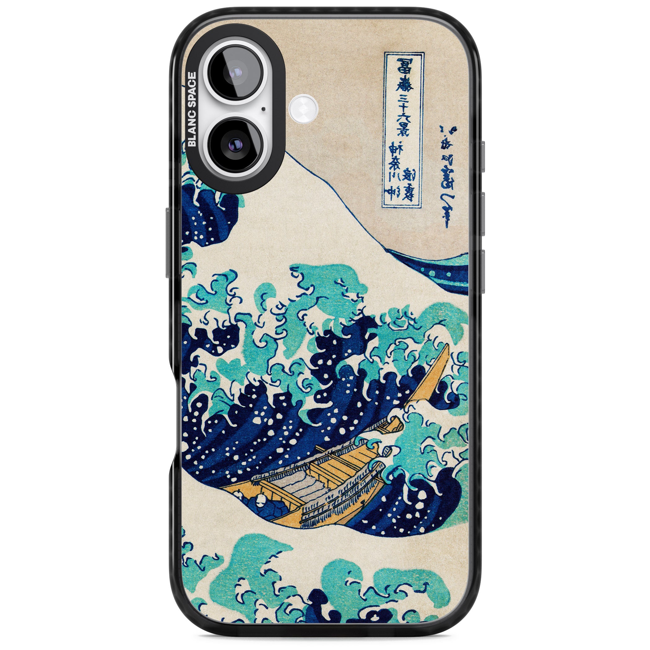 The Great Wave By Katsushika Hokusai iPhone 17 Impact Black Phone Case
