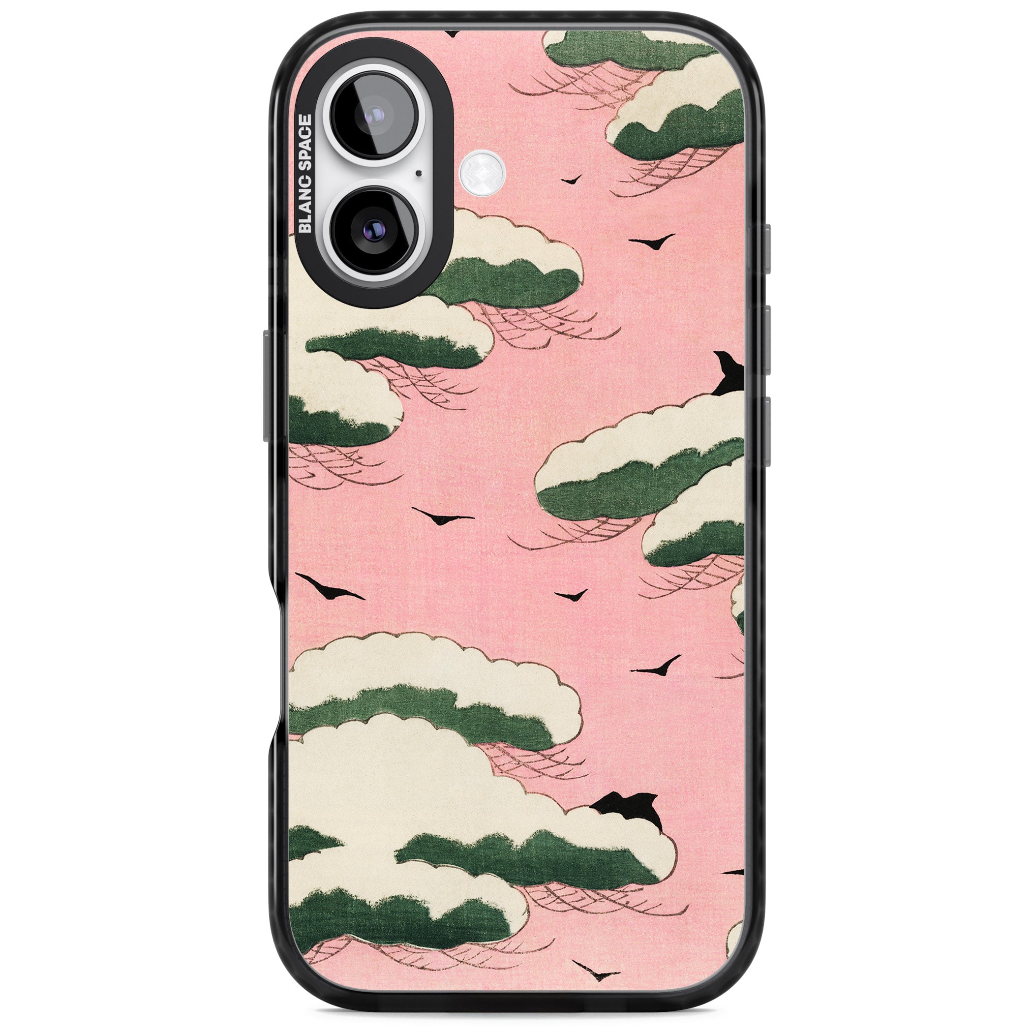 Japanese Pink Sky iPhone 17 Impact Black Phone Case