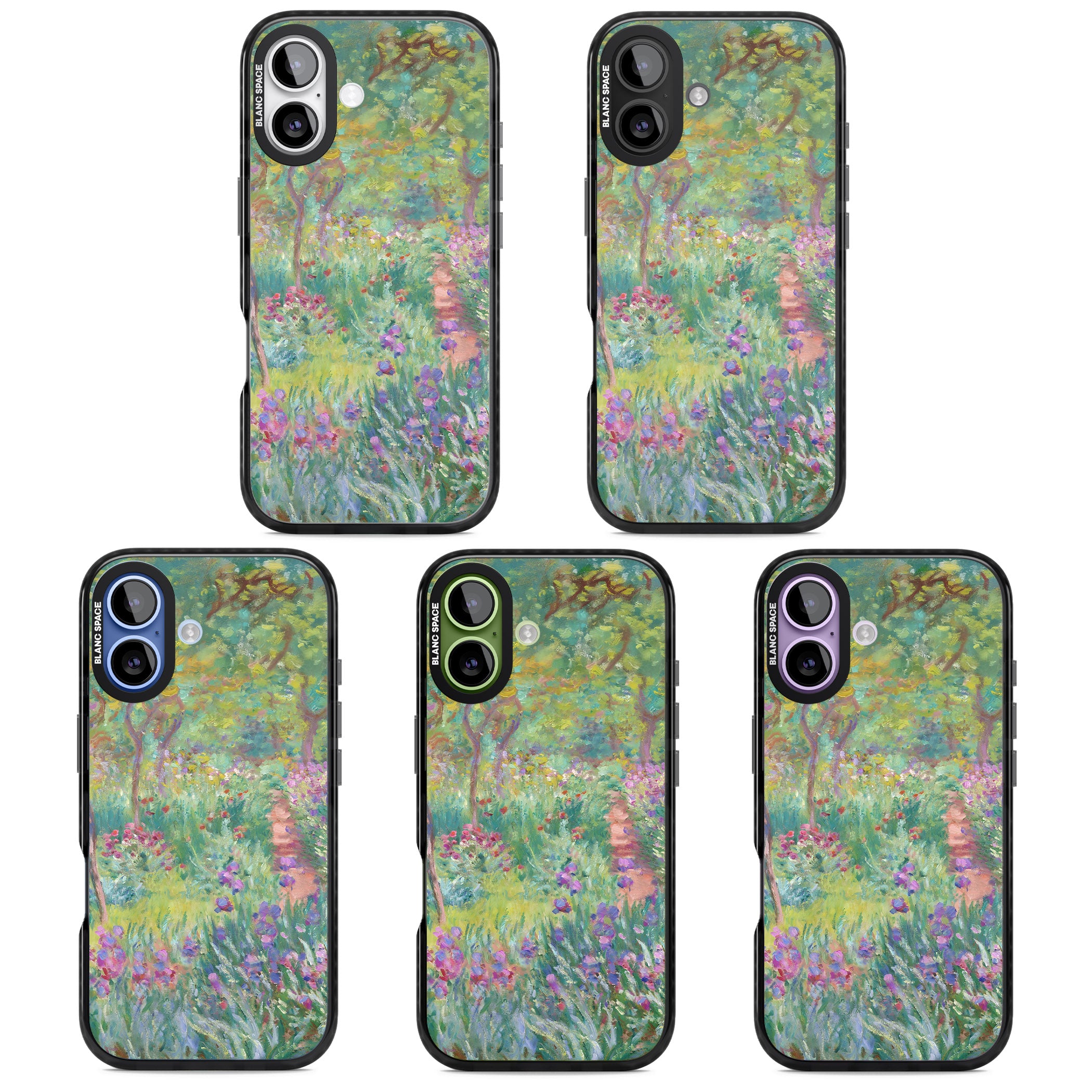 Garden in Giverny iPhone 17 Impact Black Phone Case APT Impact Protection
