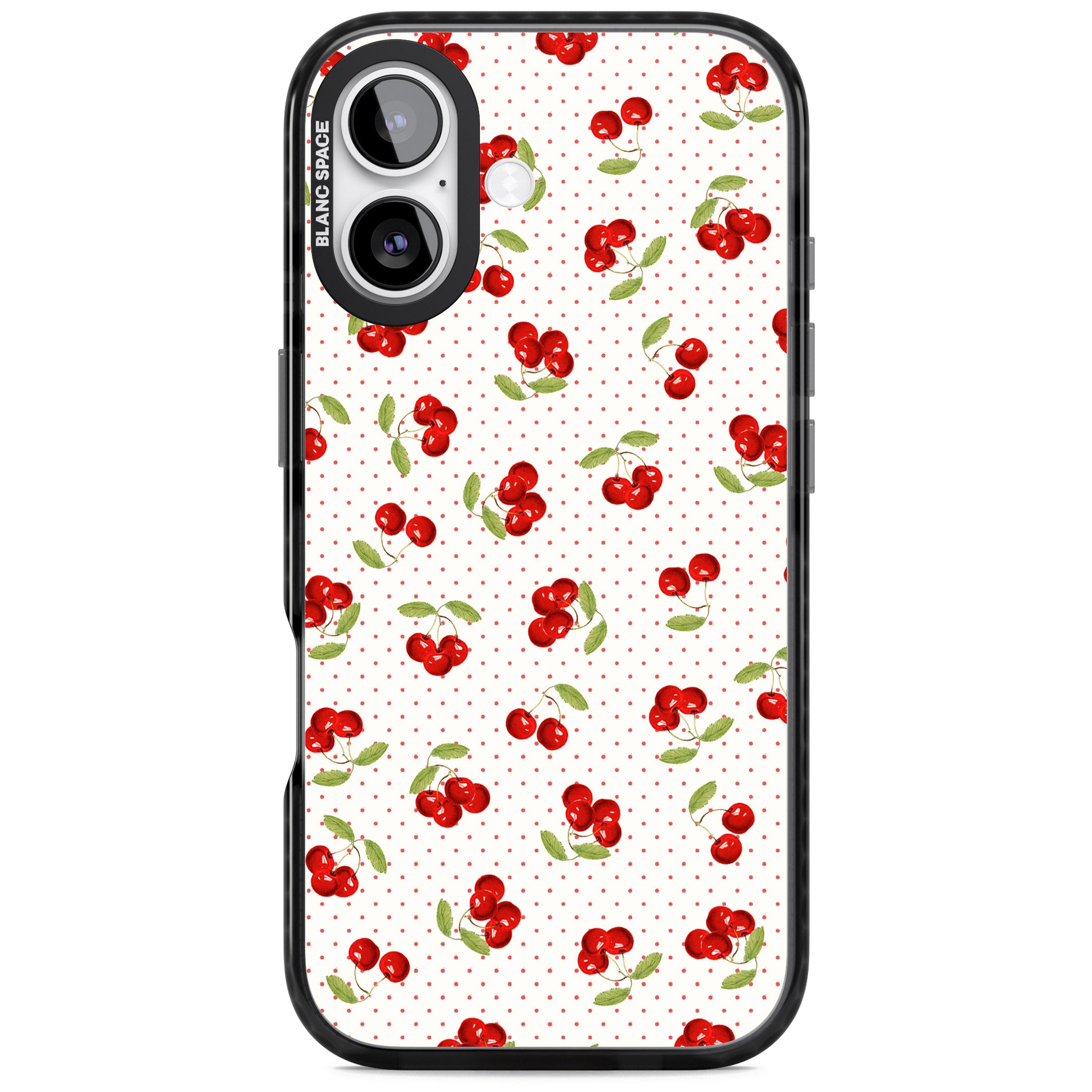 Cherry Picking iPhone 17 Impact Black Phone Case